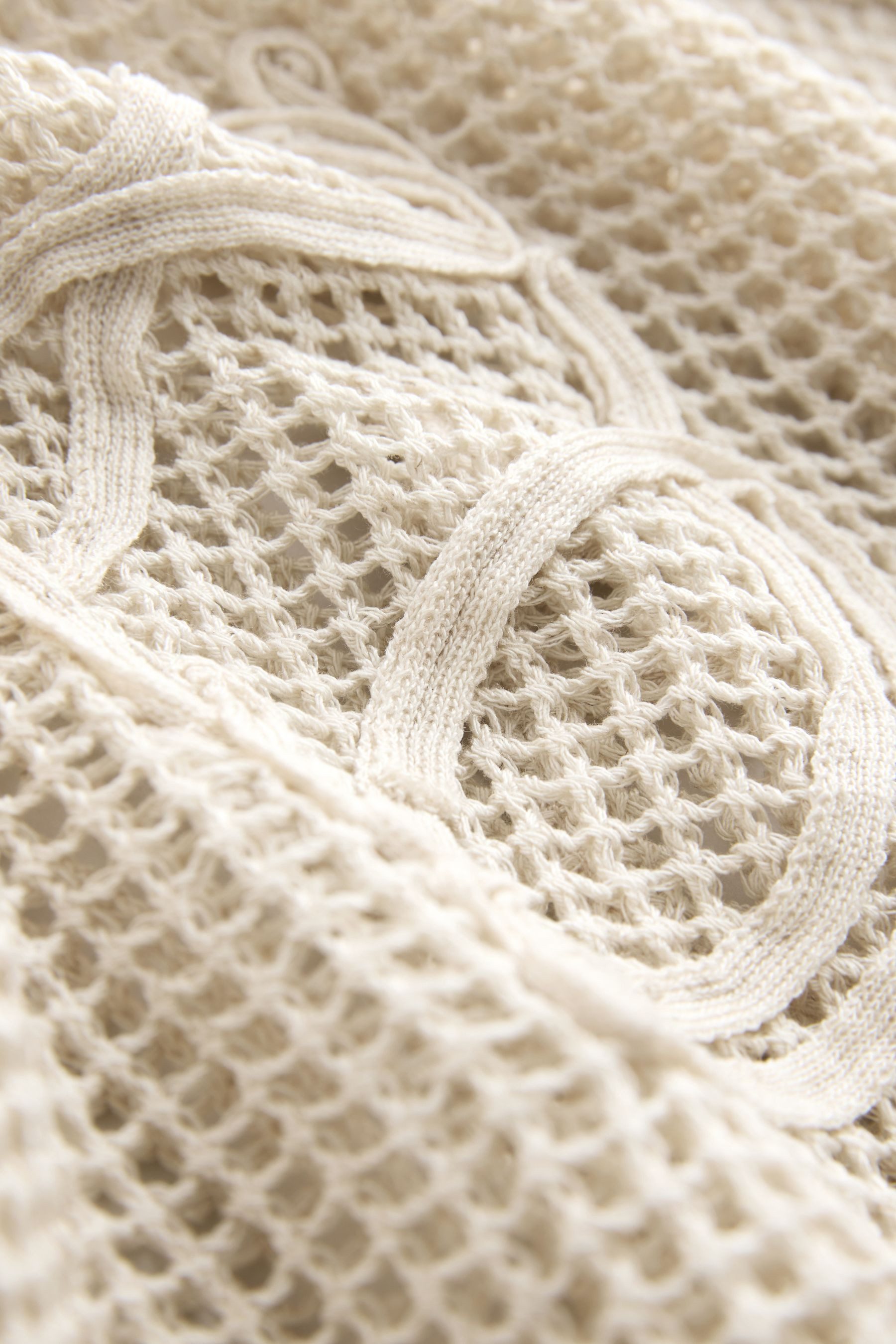 Next Poncho Schlupf-Poncho mit Muschelmuster (1-St)