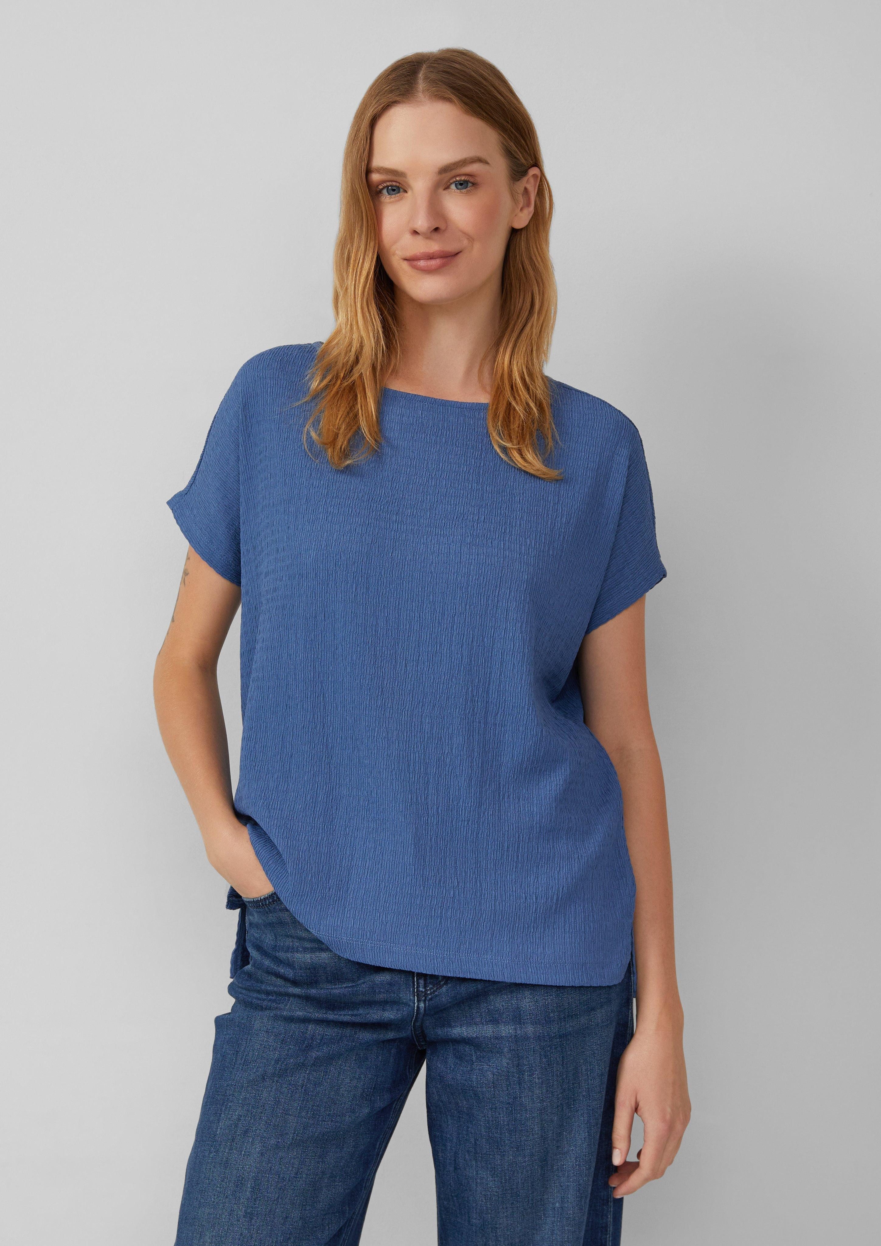 s.Oliver Shirttop Strukturiertes T-Shirt im Relaxed günstig online kaufen
