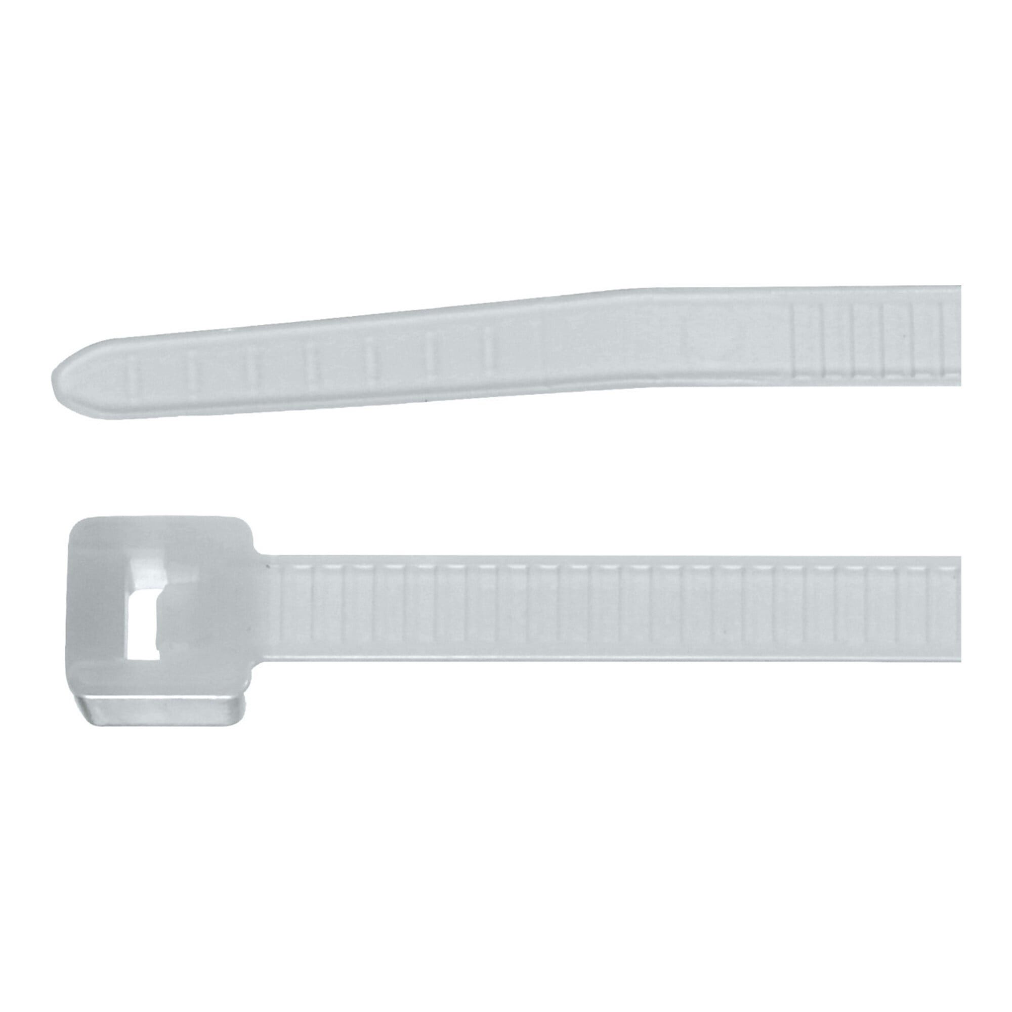 HellermannTyton Kabelbinder Hellermanntyton Kabelbinder-Set T-Tie, weiß, 100-teilig, Breite: 4,6 m