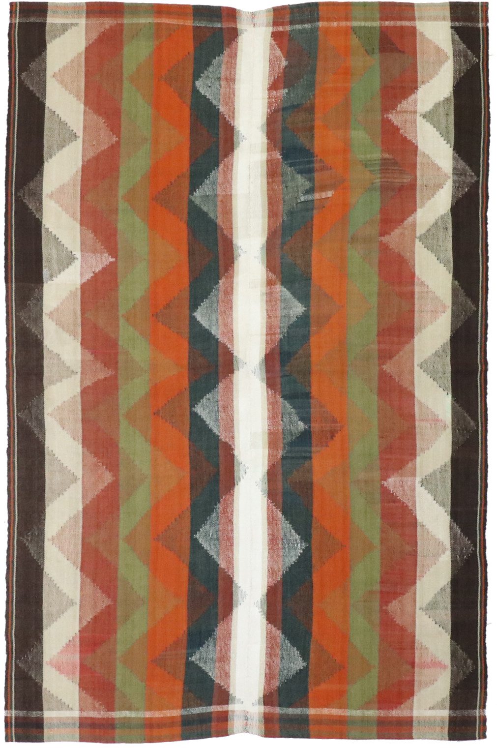 Carpet Avenue Teppich Kelim Fars 221x147, Rechteck, Höhe: 4 mm