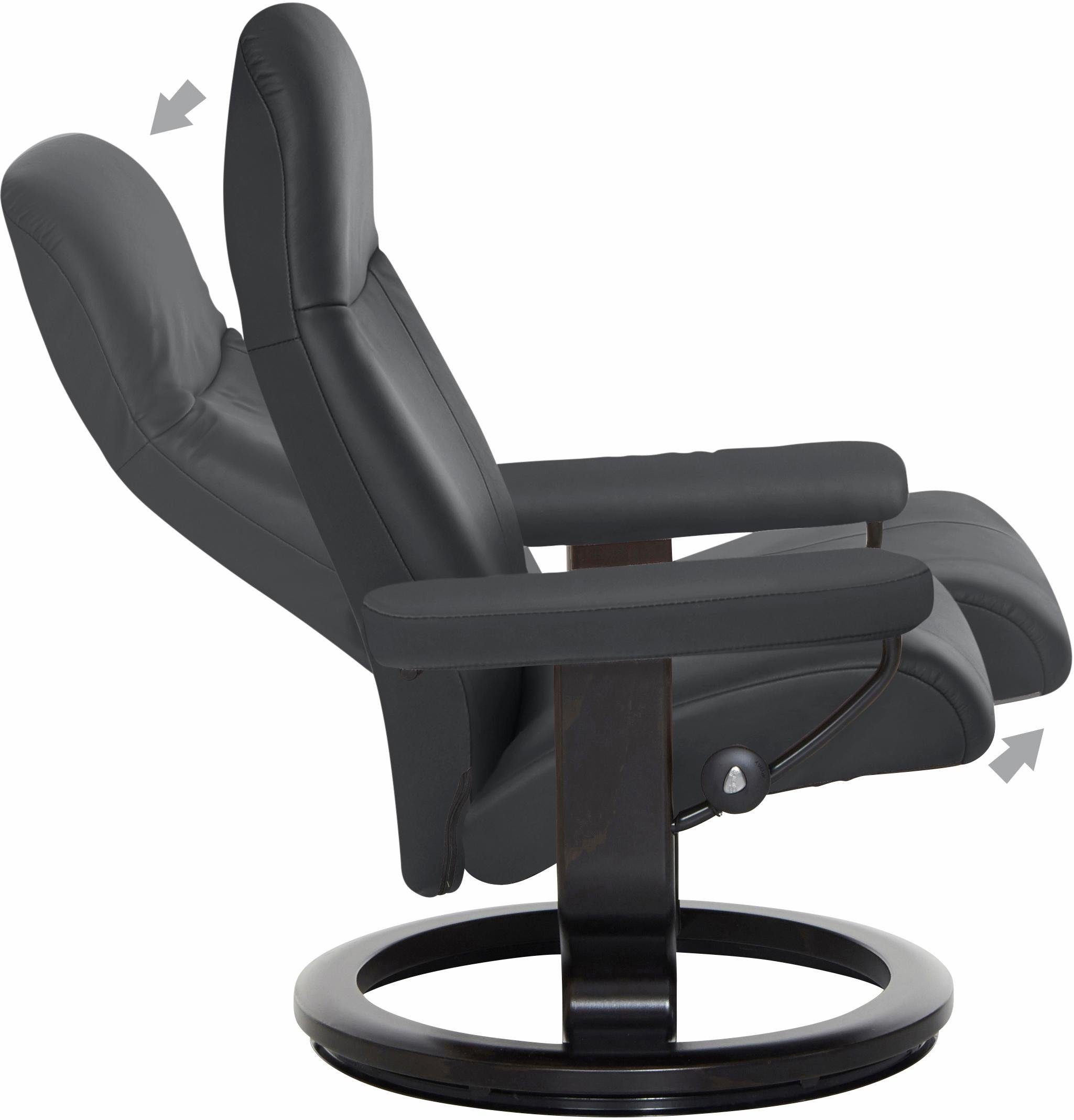 Größe Stressless® BATICK mit Wenge Classic (Set), M, Garda Relaxsessel black Gestell Base,