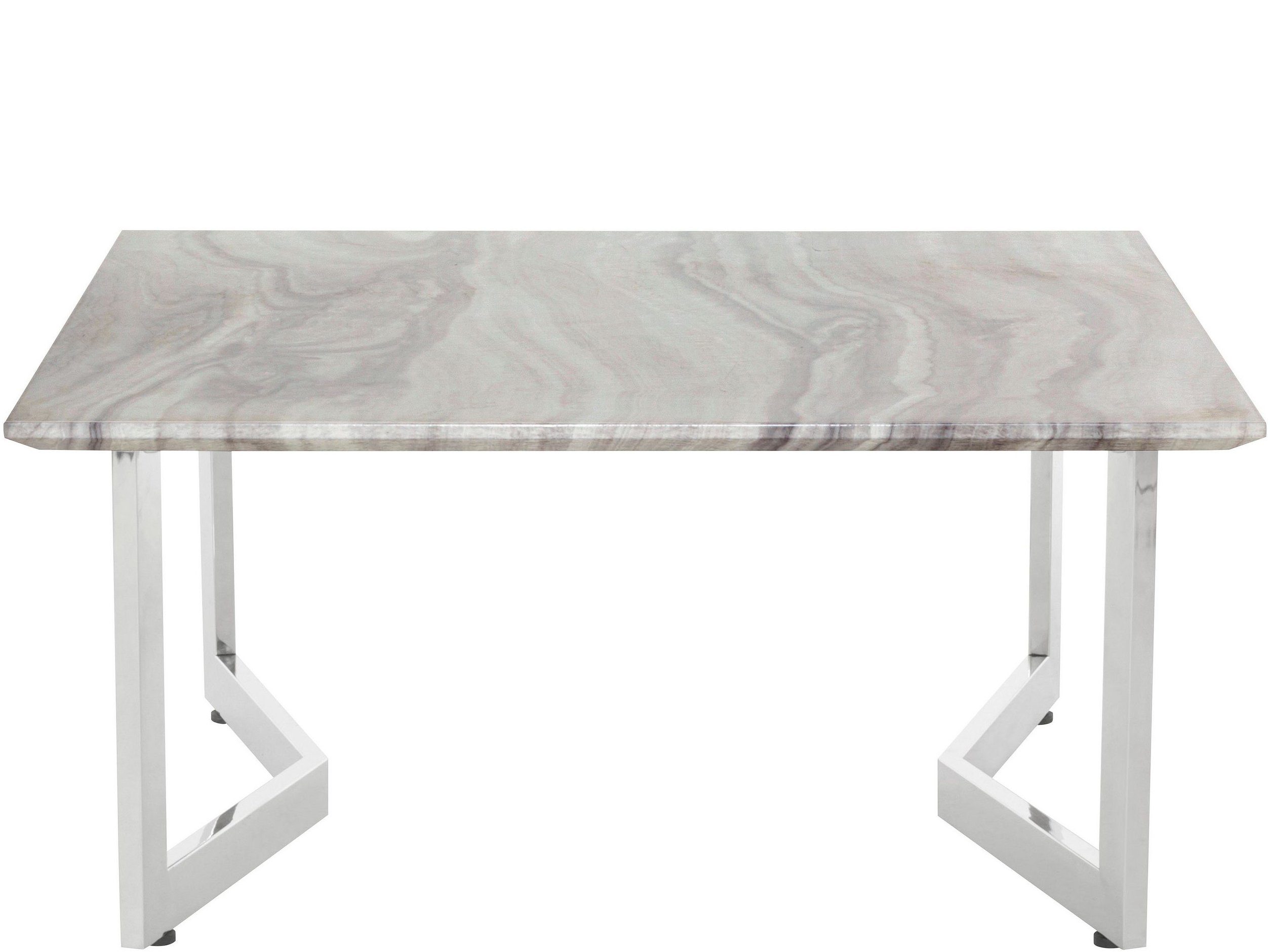 loft24 Couchtisch Tiesto, Wohnzimmertisch in Marmoroptik, Hochglanz Design, Breite 90 cm