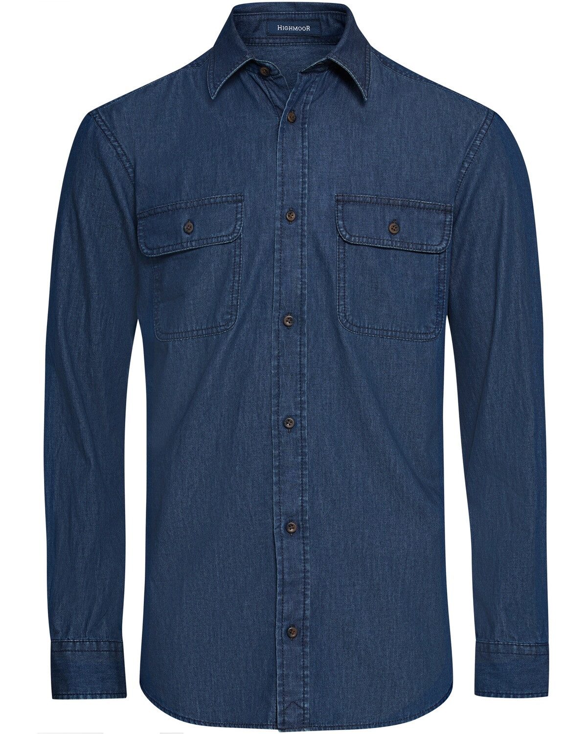 Highmoor Jeanshemd Jeanshemd mit Brusttaschen