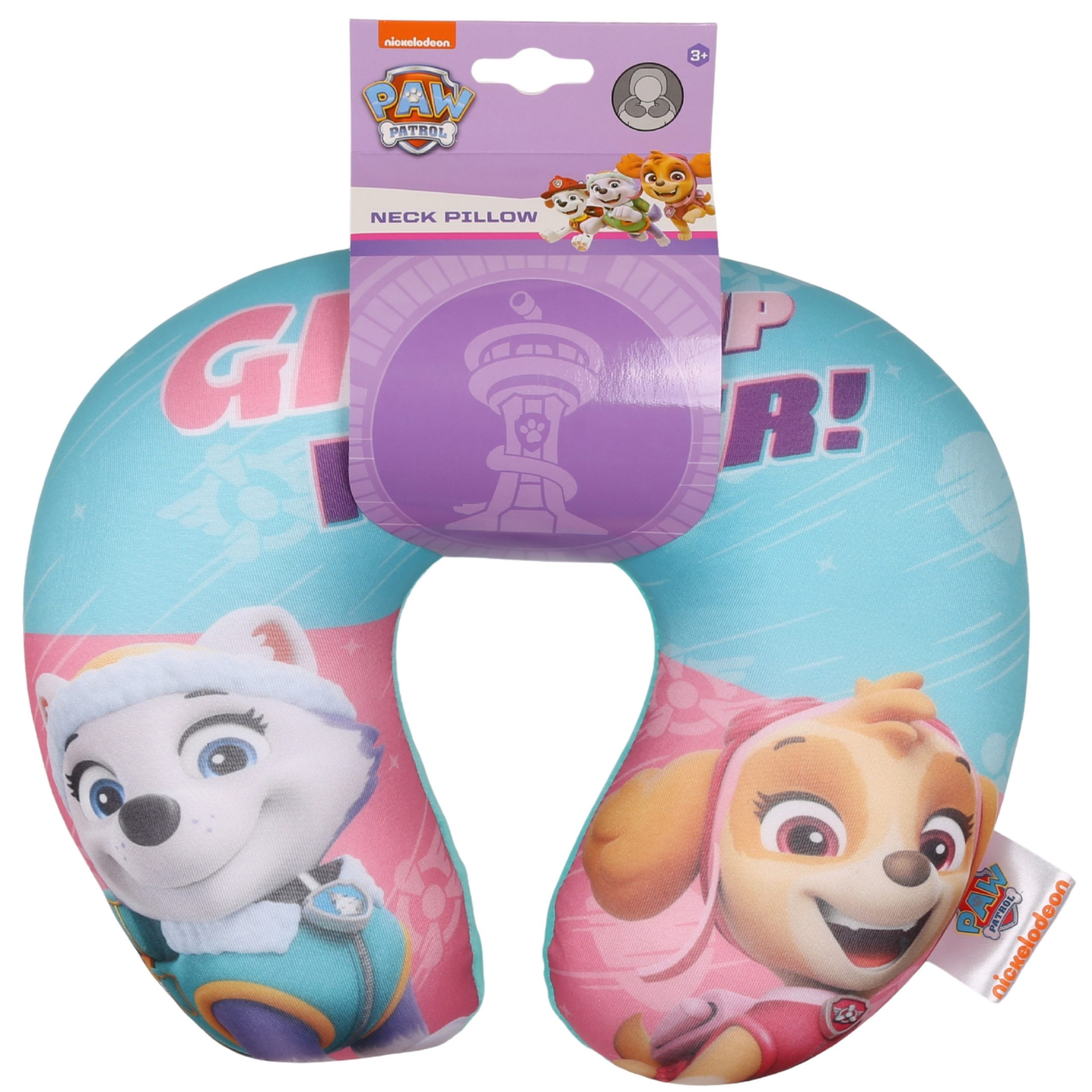 PAW PATROL Nackenkissen PAW PATROL Skye & Everest Reisekissen, Nackenkissen f. Flugzeug&Auto
