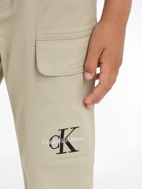 Calvin Klein Jeans Cargohose SATEEN CARGO PANTS für Kinder bis 16 Jahre