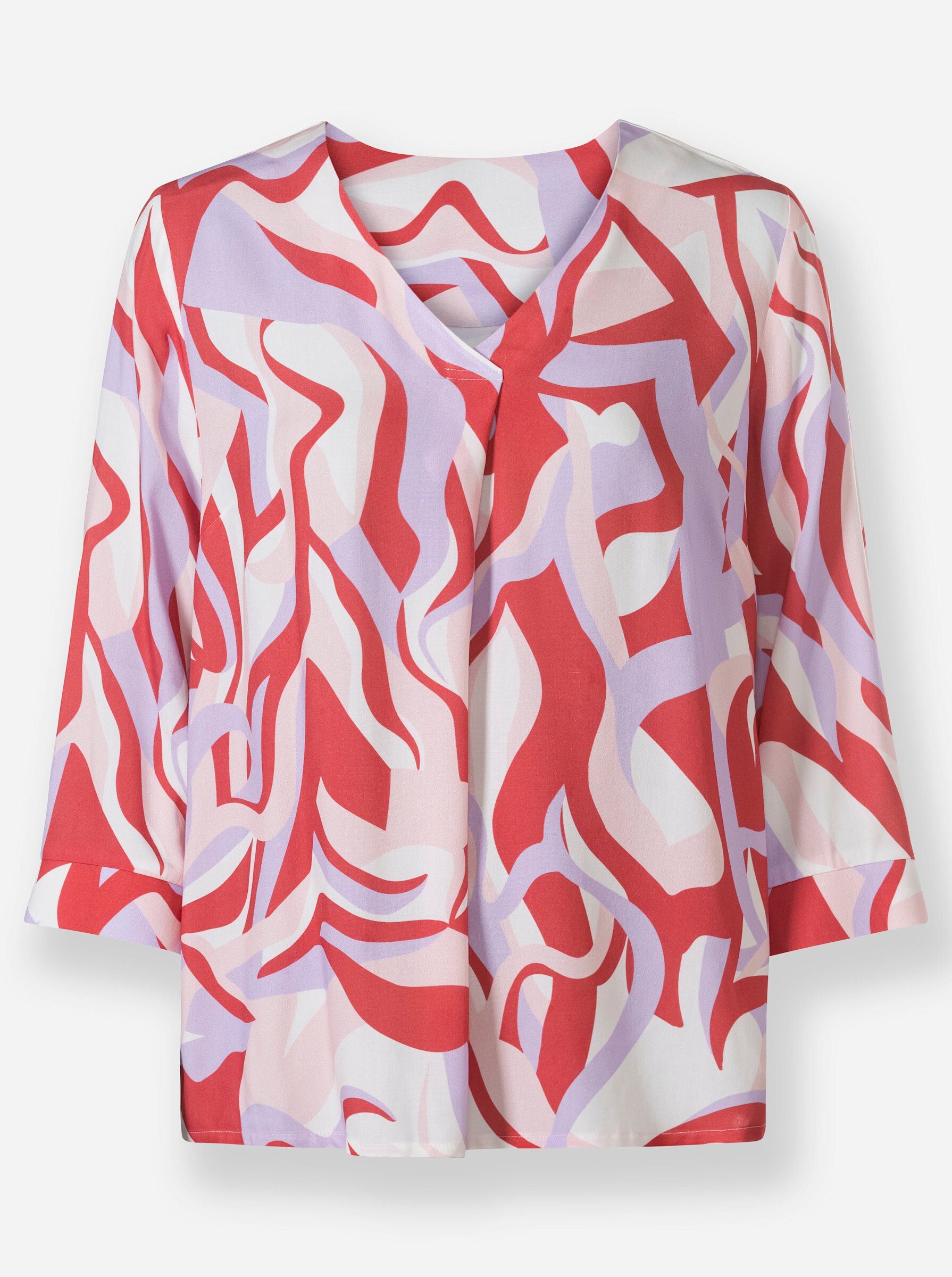 heine Klassische Bluse Druckbluse .