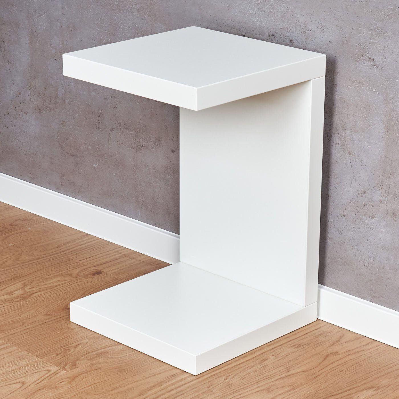 Levandeo® Couchtisch, Beistelltisch Coco Kernbuche 32x32cm Höhe 50cm günstig online kaufen