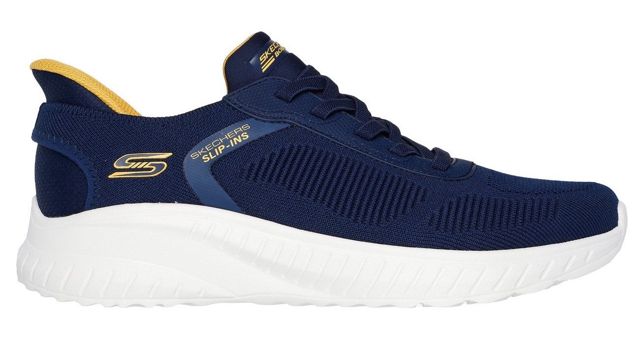Skechers BOBS SQUAD CHAOS-SOLID STEP Slip-On Sneaker Schlupfschuh, Slipper, Sneaker zum Schlupfen