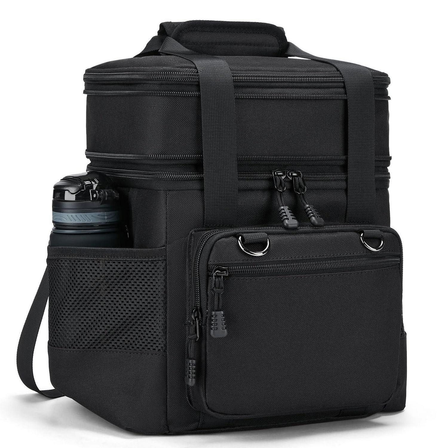 Kühltasche Lunchtasche Kühltasche taktisch isoliert Herren 15L 15LSchwarz