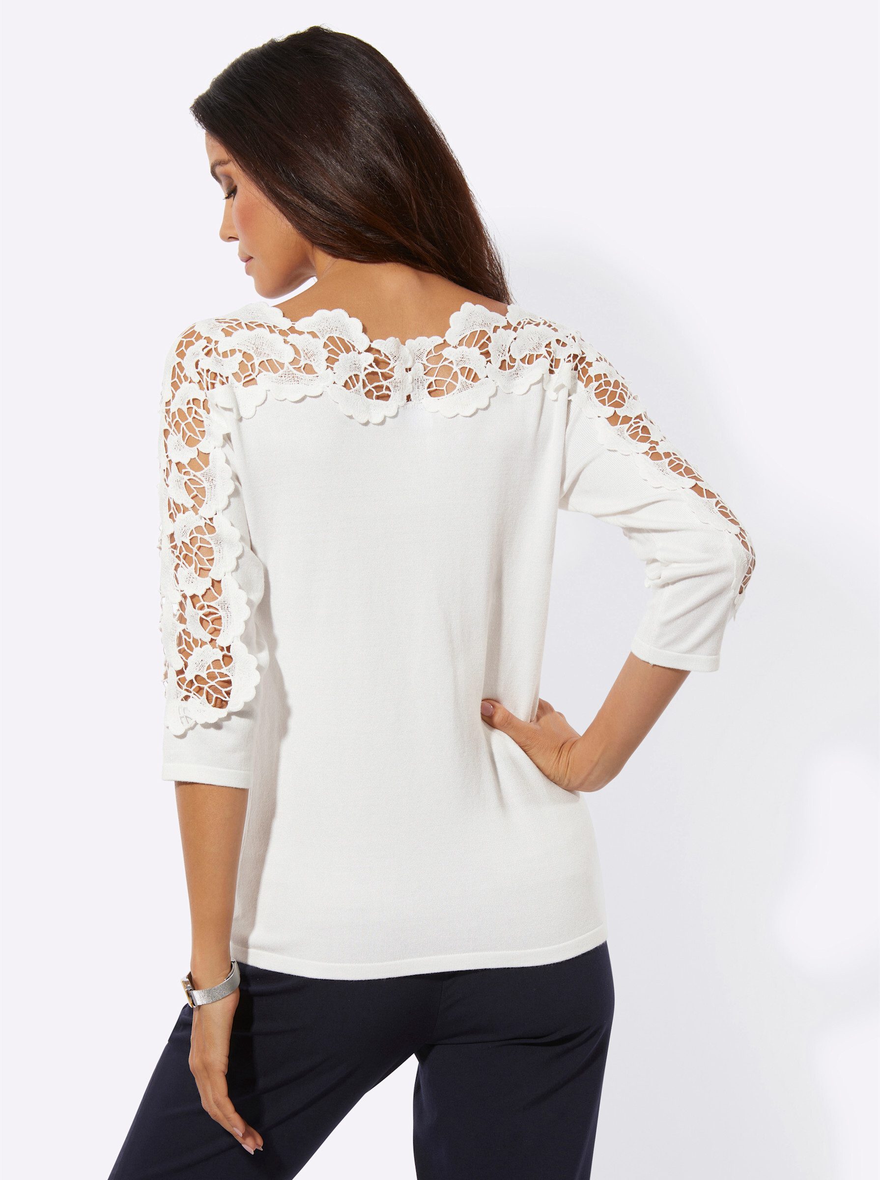 creation L Strickpullover 3/4 Arm-Pullover günstig online kaufen