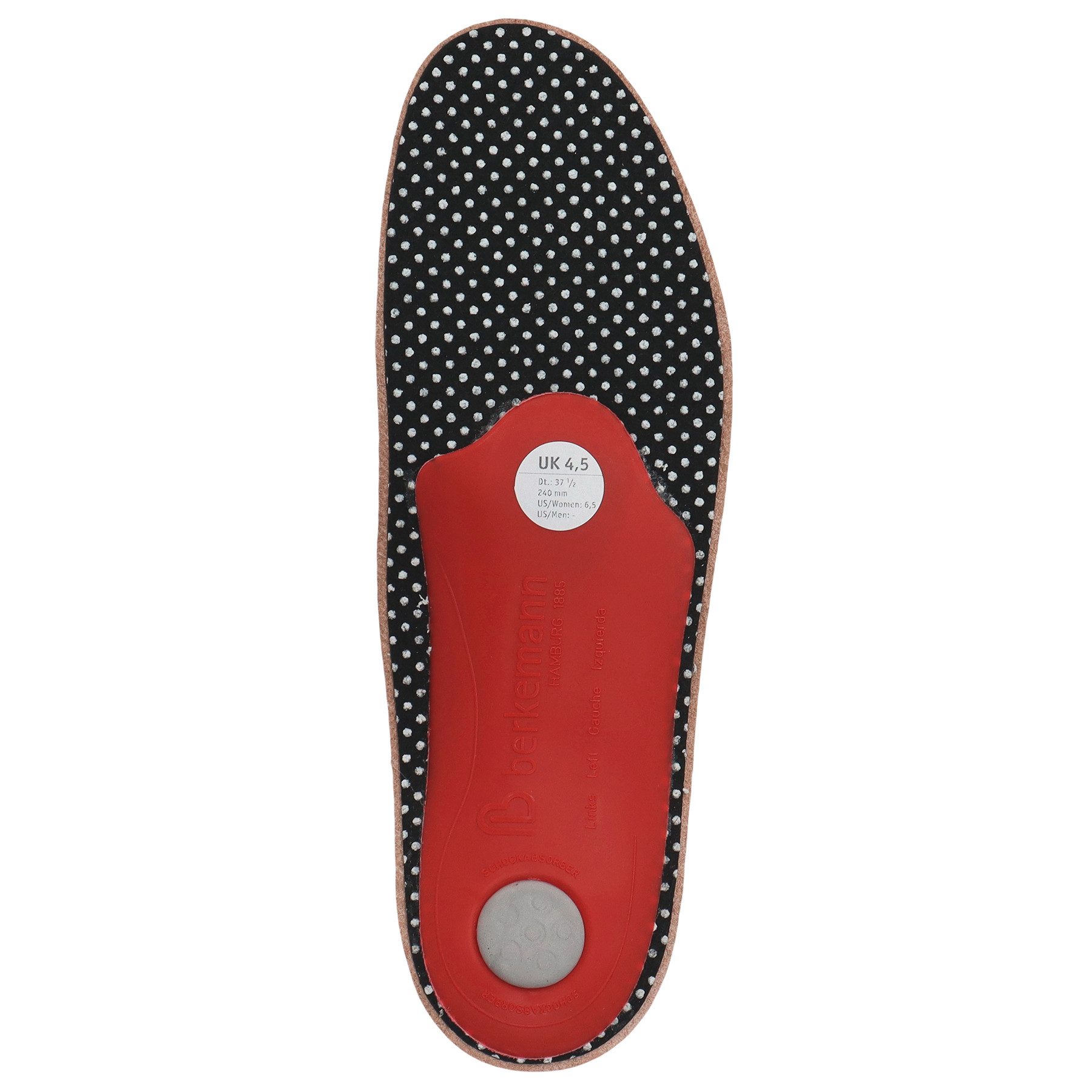 BERKEMANN Einlegesohlen Berkemann Erwachsene Einlagen Berkodur Leder