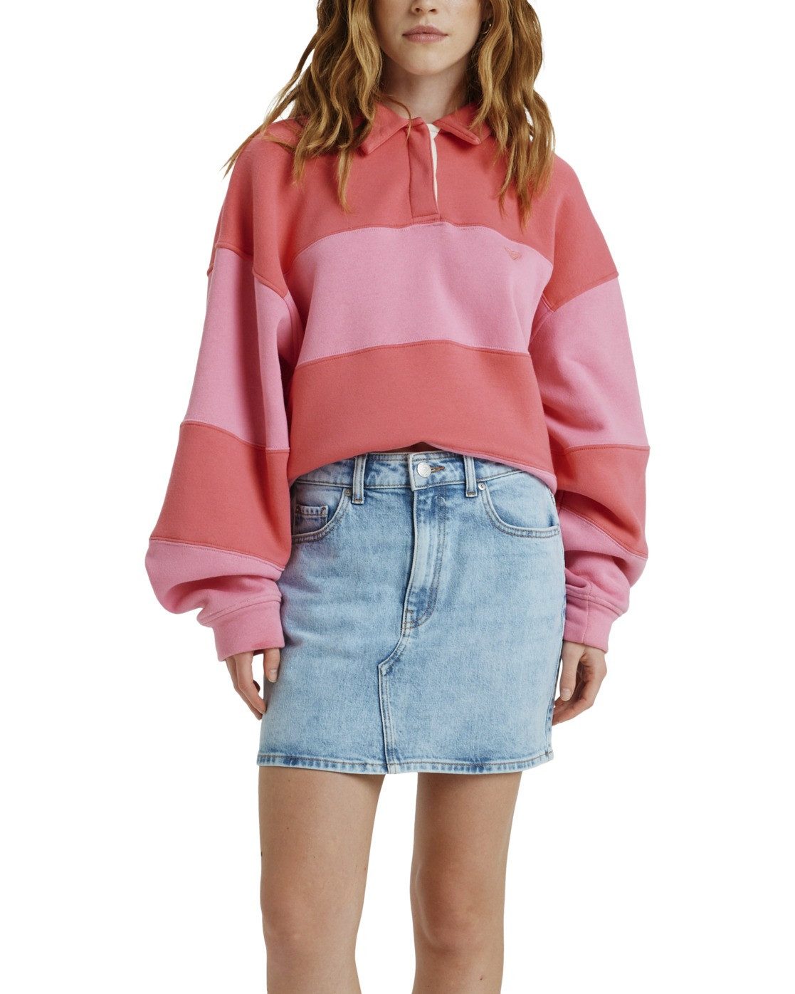 Roxy Sommerrock Rain Mini Skirt Beau Blue