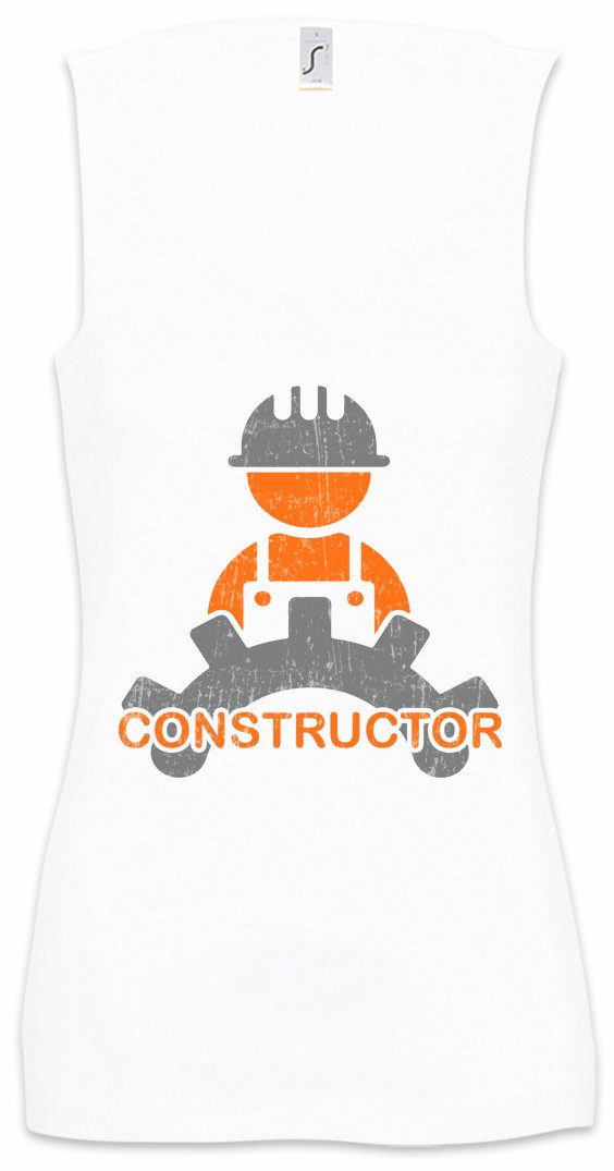 Tanktop Constructor I Ärmelloses Damen T-Shirt Handwerker Maurer Mason