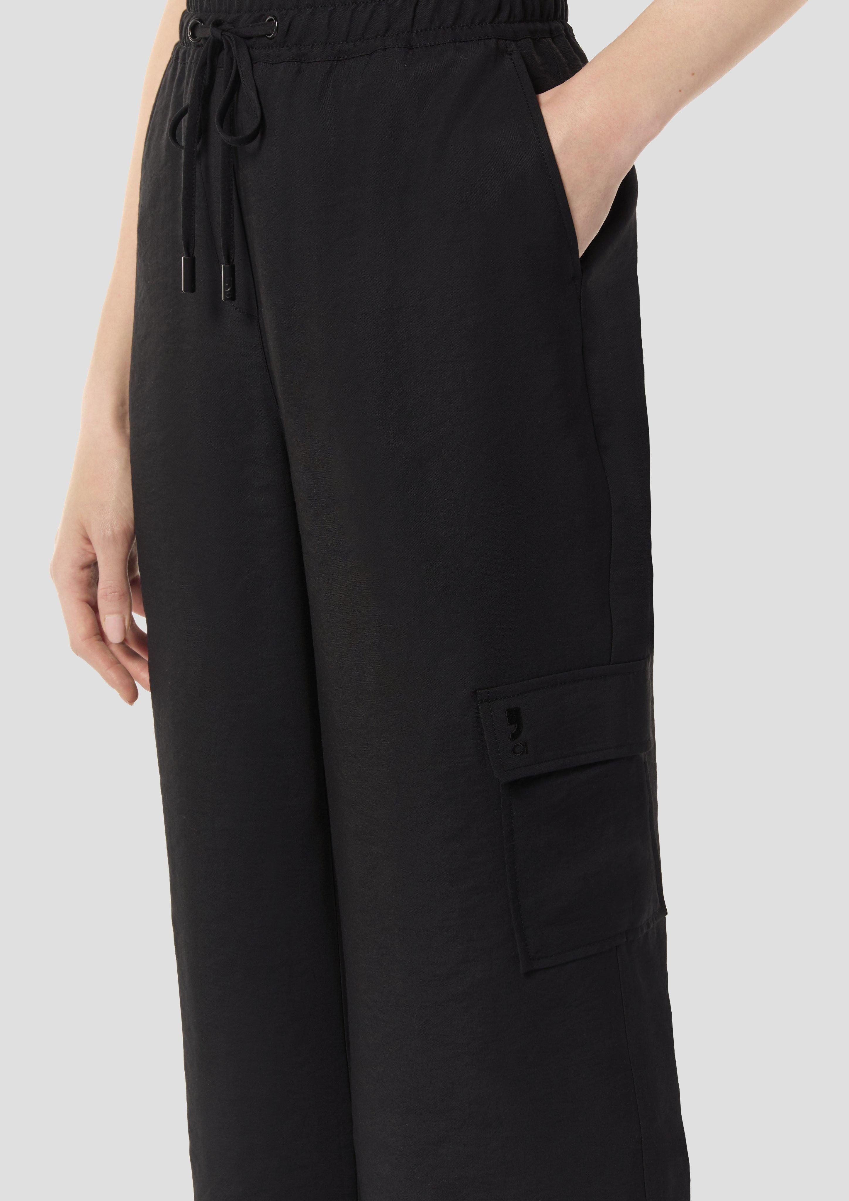 comma casual identity Stoffhose Wide-Leg-Hose mit günstig online kaufen