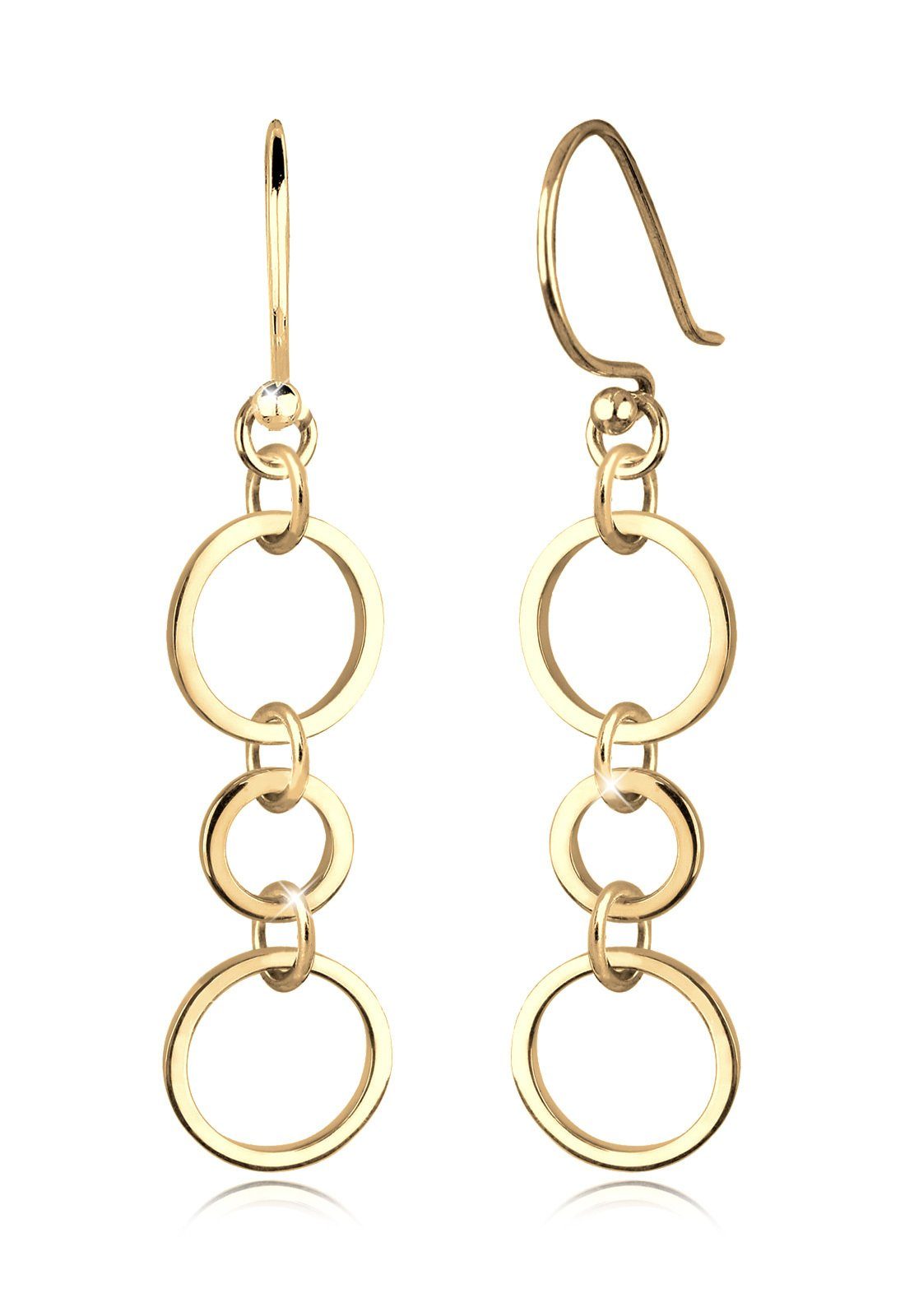 Elli Paar Ohrhänger Ringe Kreise Geo günstig online kaufen