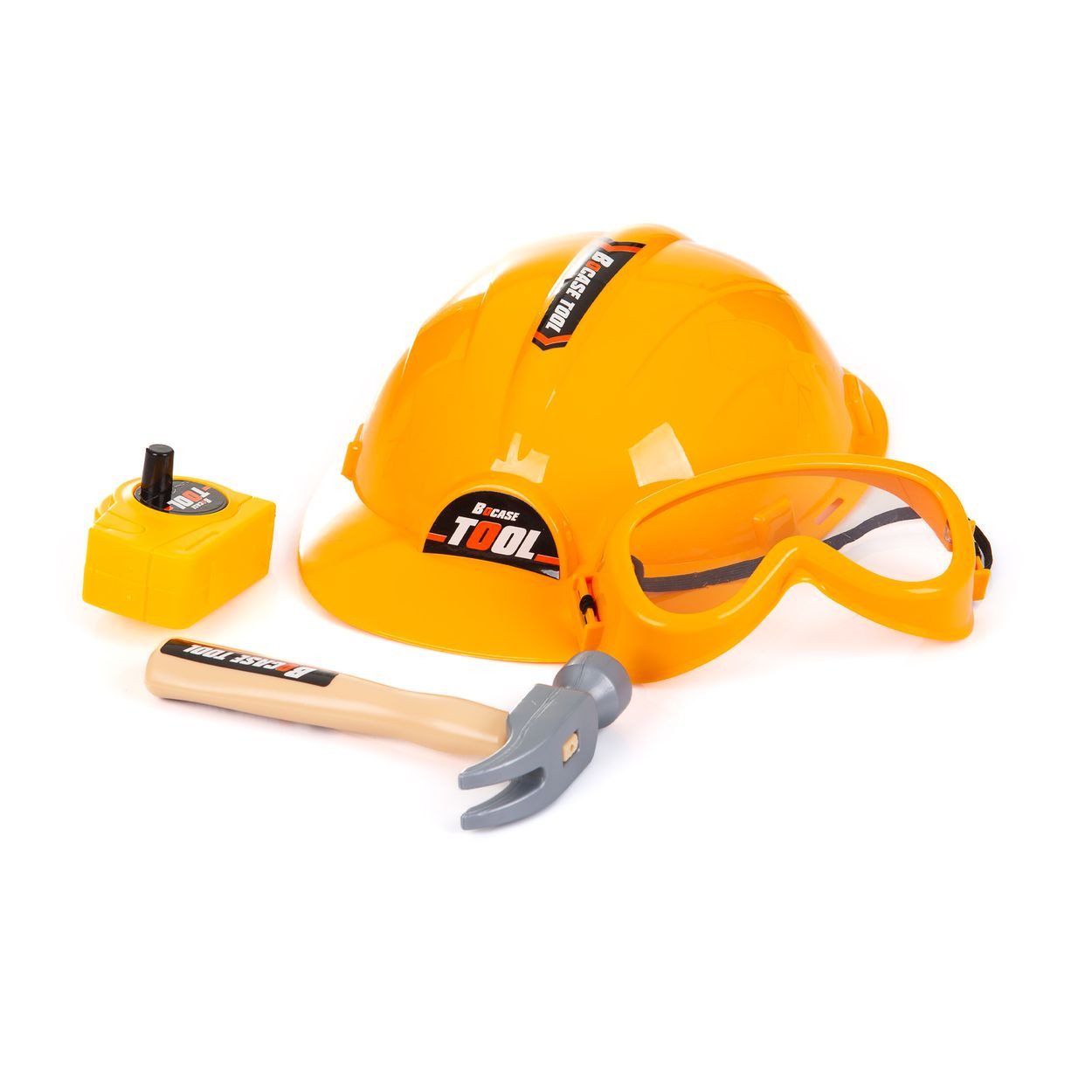 Chipolino Spielwerkzeug Kinderwerkbank, 78-teilig, Spielzeugwerkzeugset, Helm, Bohrer, Säge