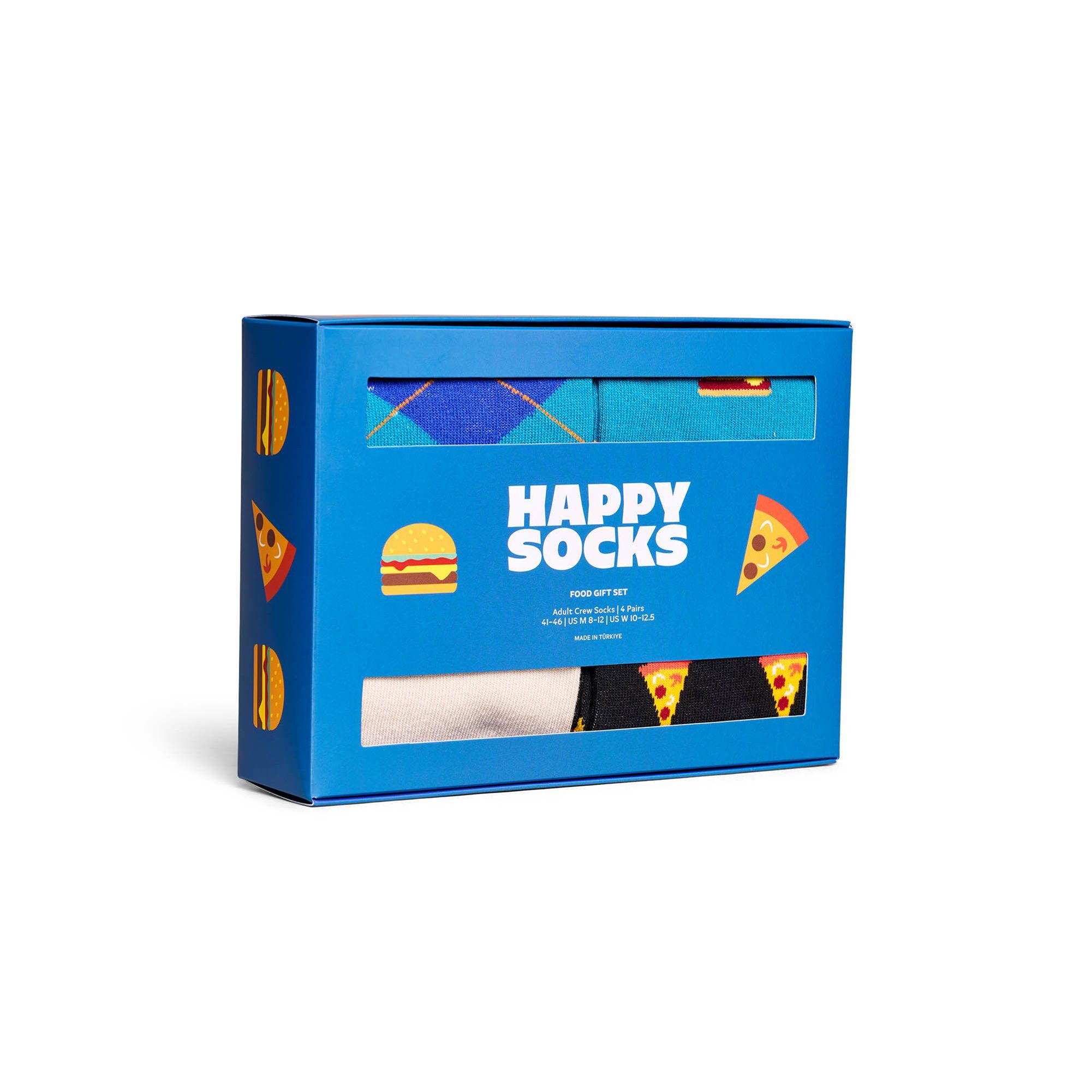 Happy Socks Kurzsocken Unisex Socken 4er Pack Baumwolle (Packung, 4er Pack)