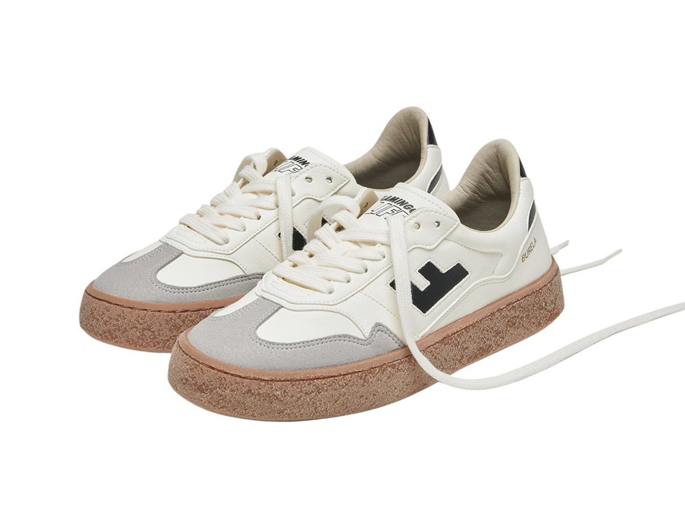 Flamingos Life Burela Bold - creamweiss/schwarz Sneaker