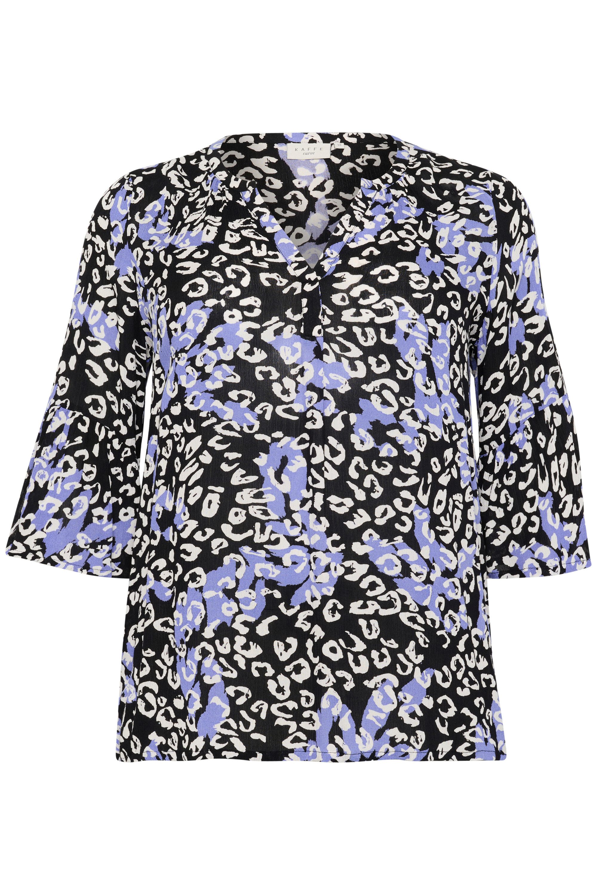 KAFFE Curve Kurzarmbluse Kurzarm-Bluse KCleane Große günstig online kaufen