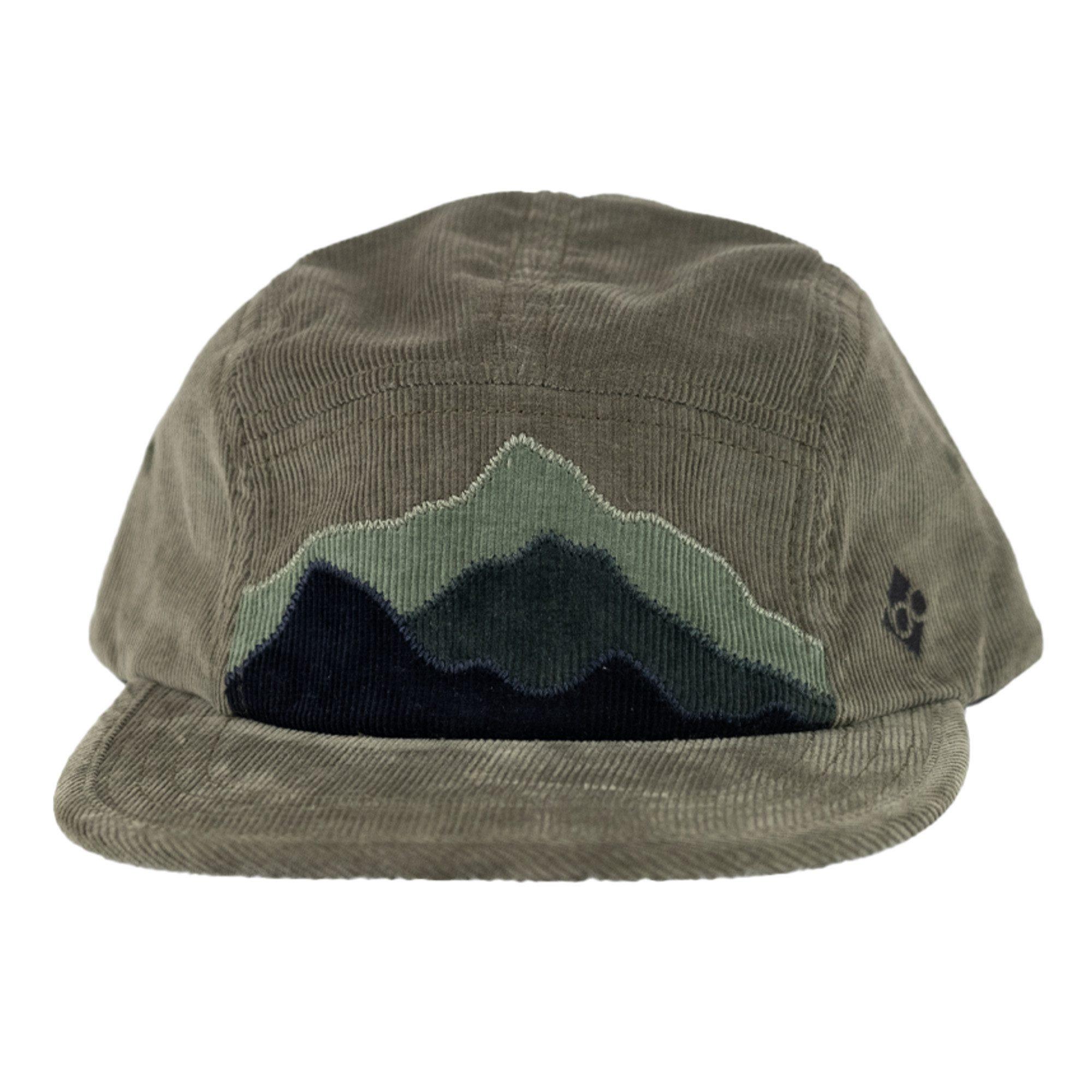 Bavarian Caps Flat Cap Bavarian Caps "Alpennebel" - dunkelgrau (5-Panel Hat) (Basecap, 5 Panel Cap, Basecap)