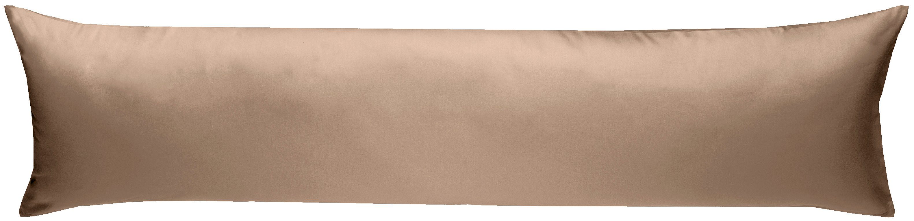 BETTWAESCHE-MIT-STIL Seitenschläferkissenbezug Mako Satin Seitenschläferkissen Bezug 40x145 cm & 40x200 cm einfarbig, (1 Stück)