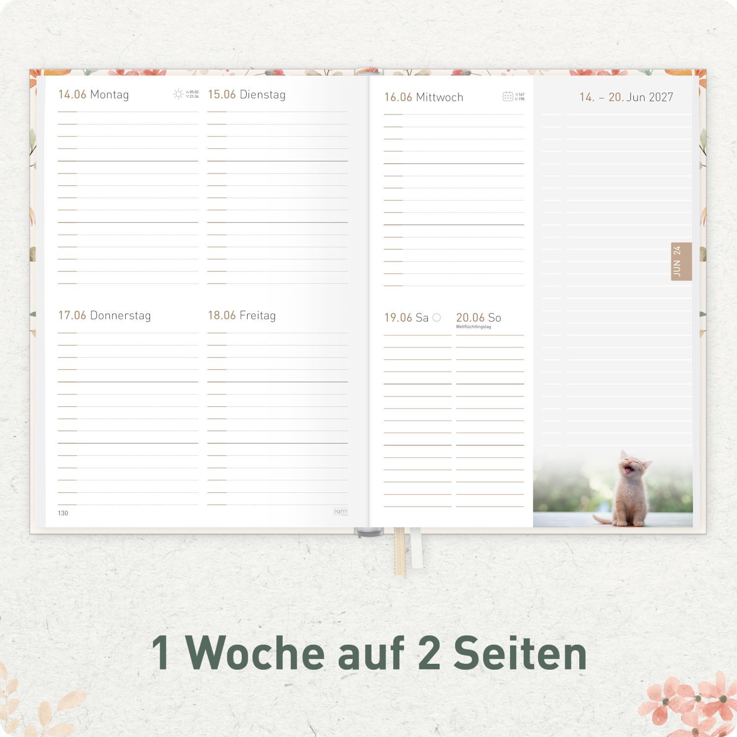 Häfft Terminkalender Chäff-Timer 2026/2027 / 17 Monate / A5