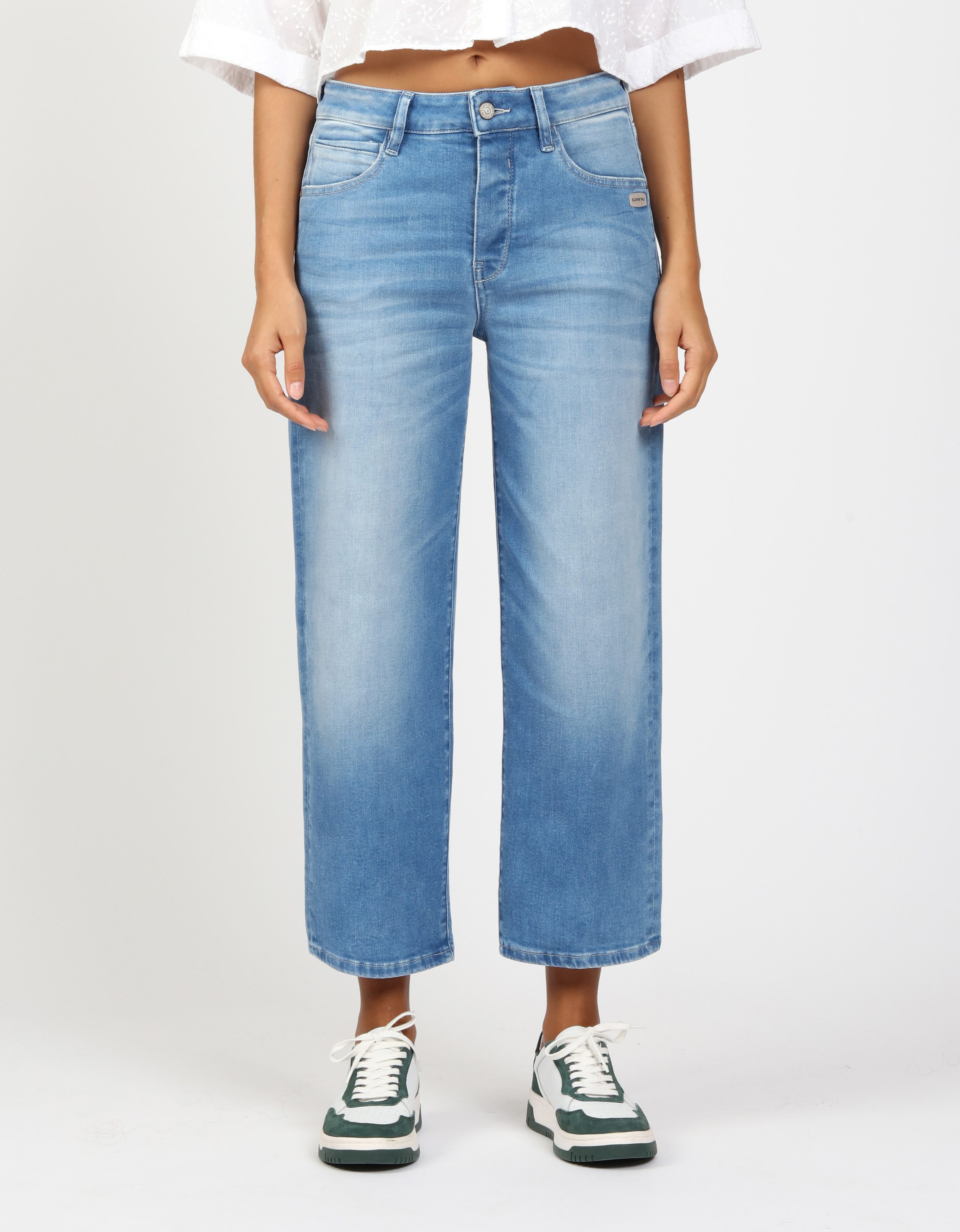 GANG 5-Pocket-Jeans 94JUL CROPPED mit verkürzter günstig online kaufen