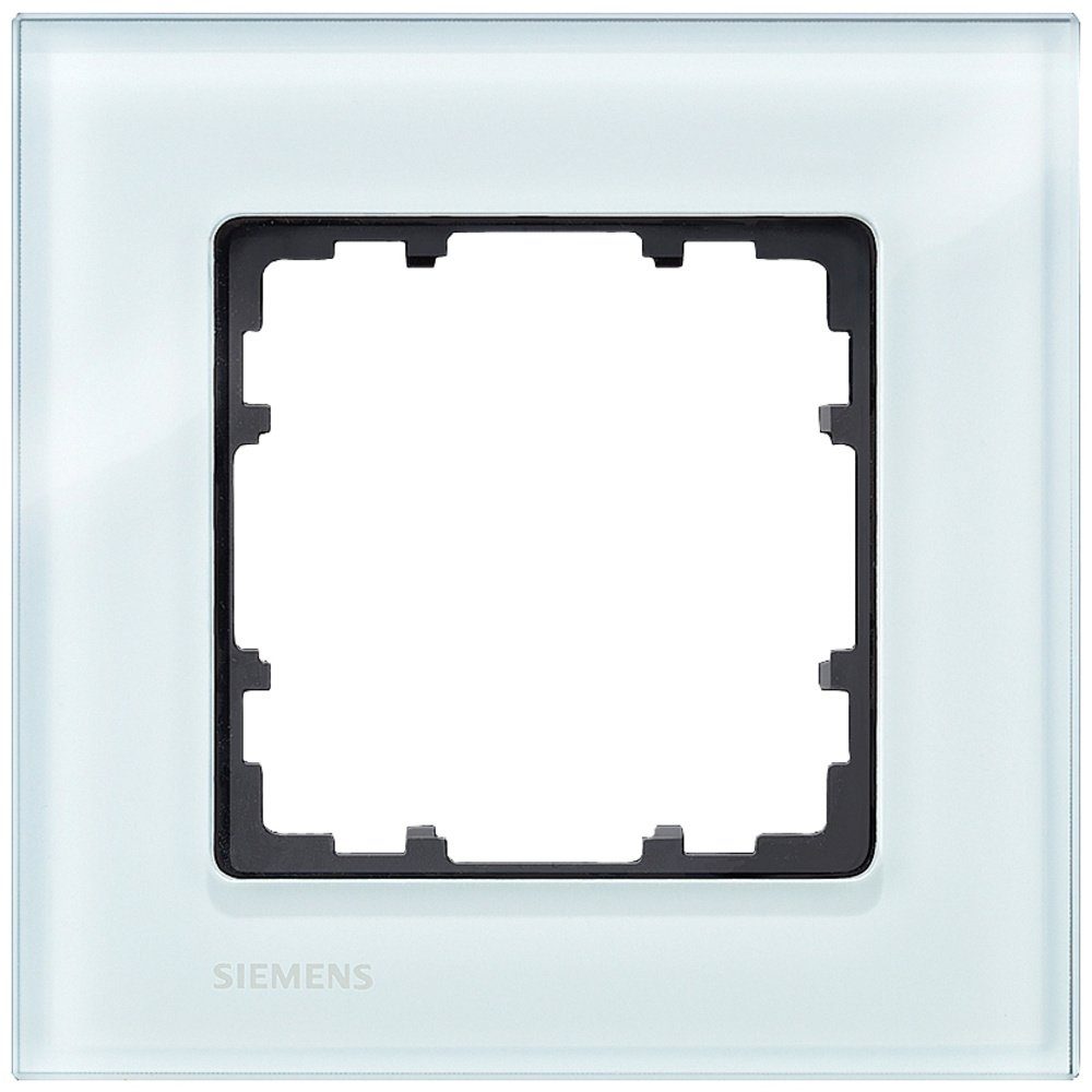 SIEMENS Steckdose Siemens Переключательprogramm 1fach Rahmen Delta Glas 5TG12010 1 St.