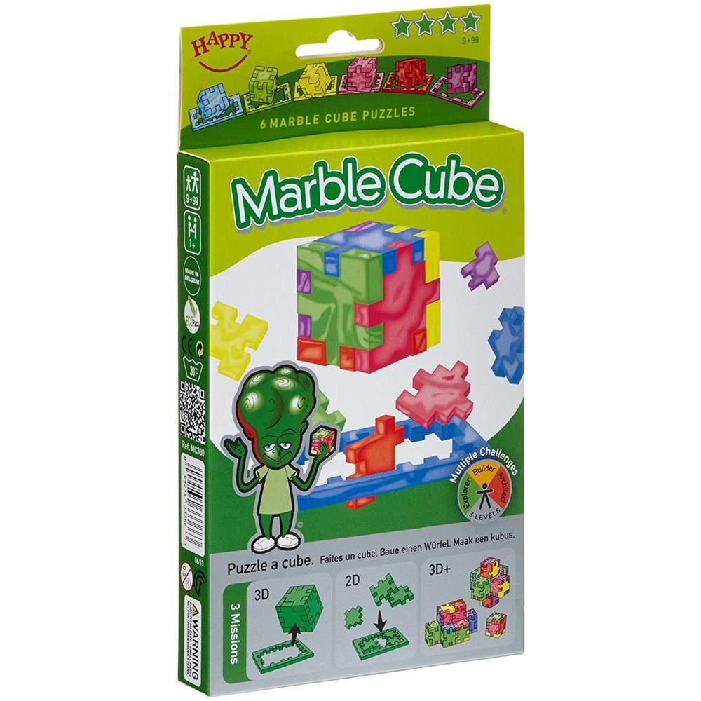 Bartl 3D-Puzzle 105324 Marble Cube, Puzzleteile, Puzzlewürfel Geduldspiel für Kinder ab 9 Jahre