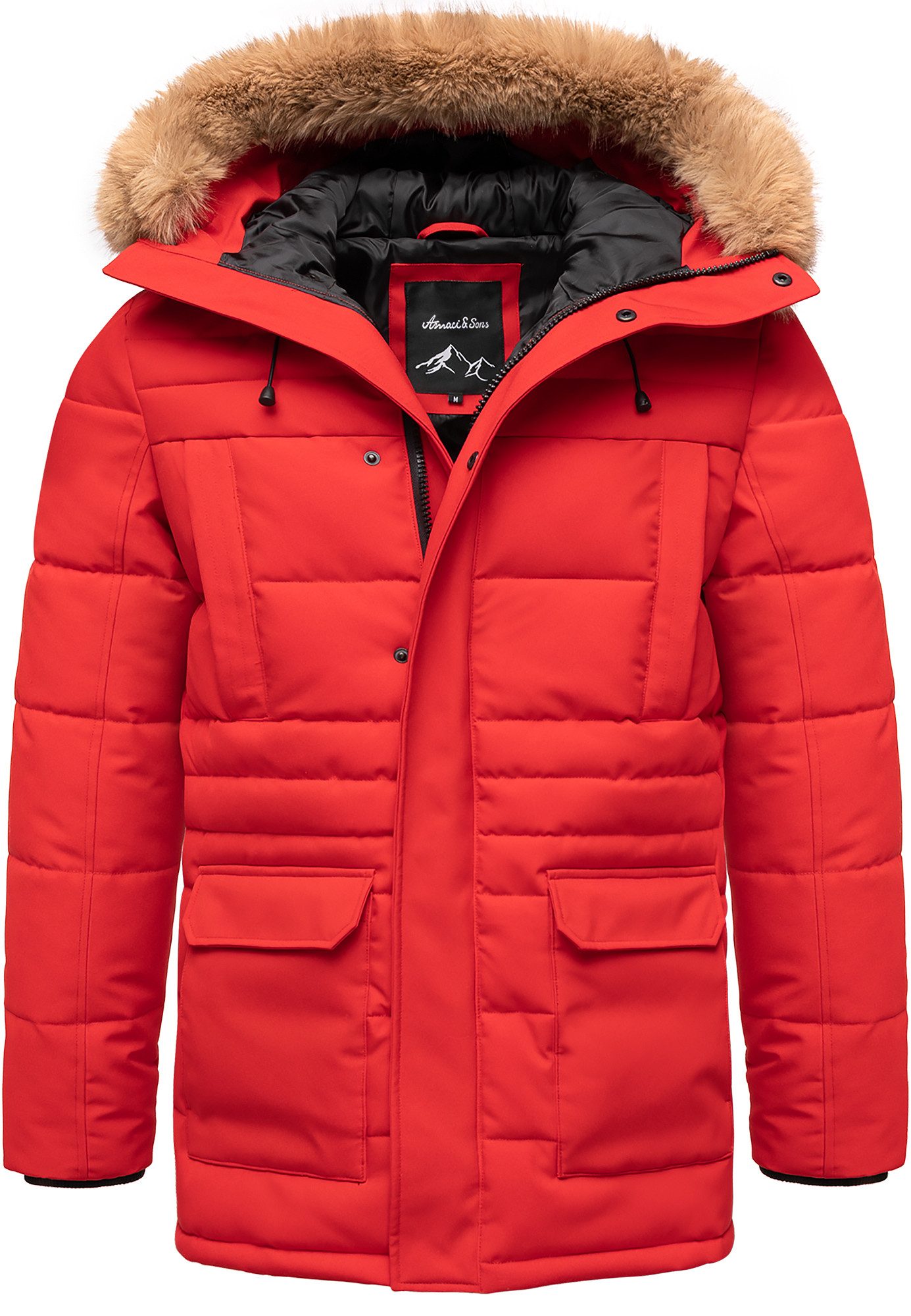 Amaci&Sons Winterjacke KENT Winterjacke Herren Gefütterte günstig online kaufen
