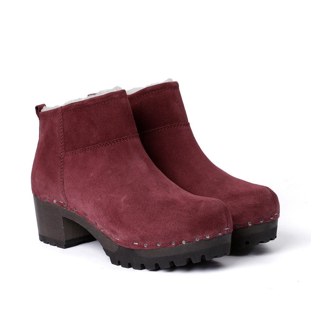 Softclox IRMA Kaschmir/Lammfell wine (dunkel) Stiefelette