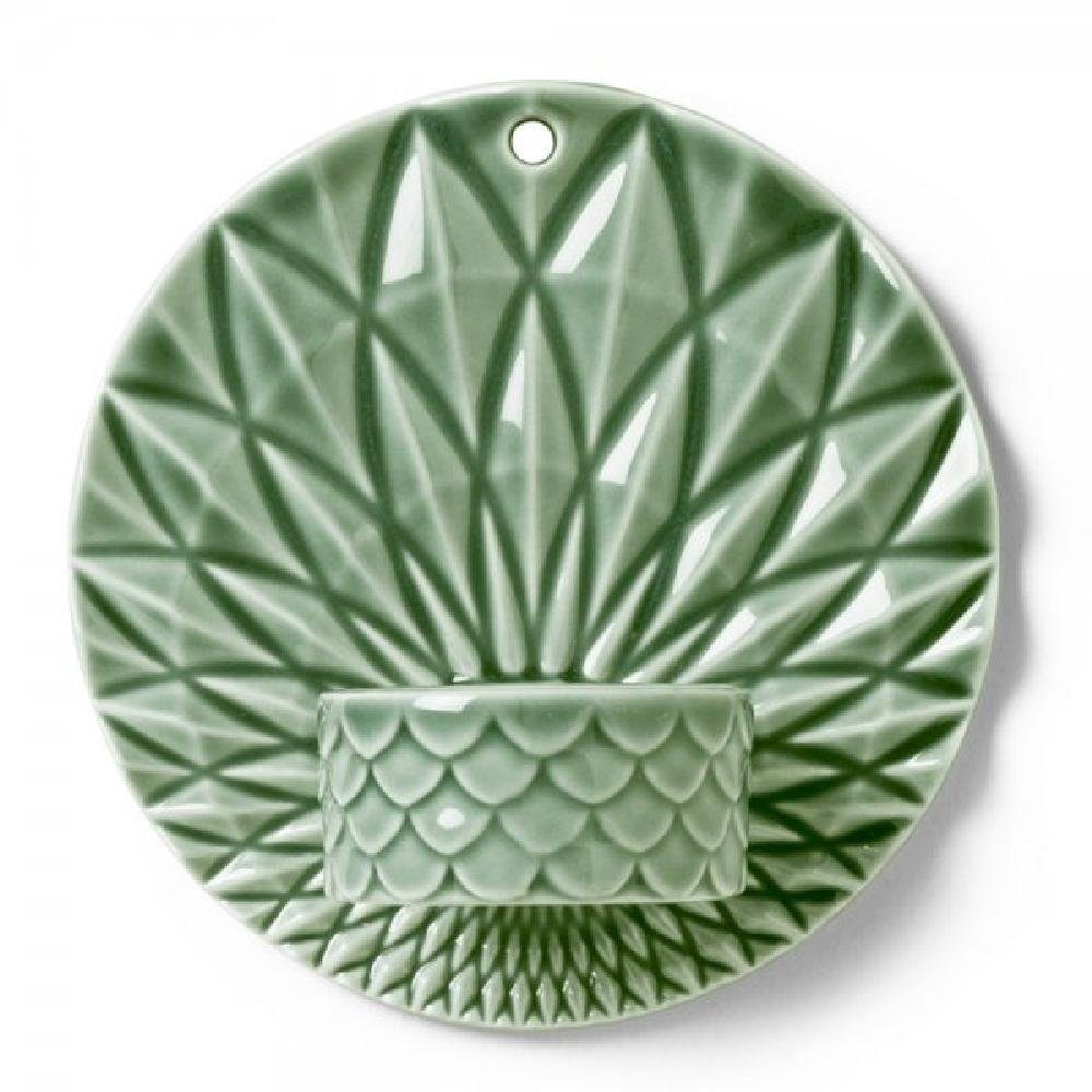 Dottir Nordic Design Wanddekoobjekt Wand Teelichthalter Pipanella Scales Green