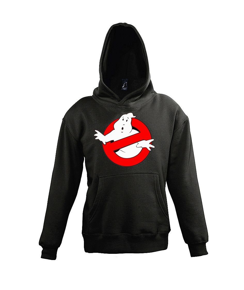 Youth Designz Kapuzenpullover Ghostbusters Kinder Hoodie Pullover mit trendigem Frontprint Schwarz