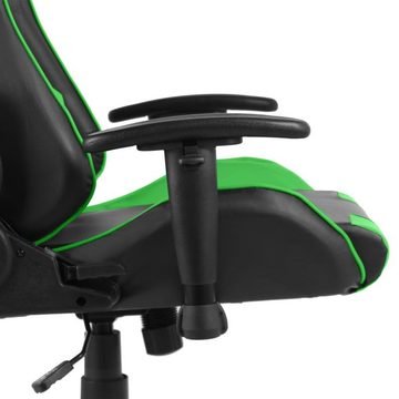 furnicato Gaming-Stuhl Drehbar Grün PVC (1 St)