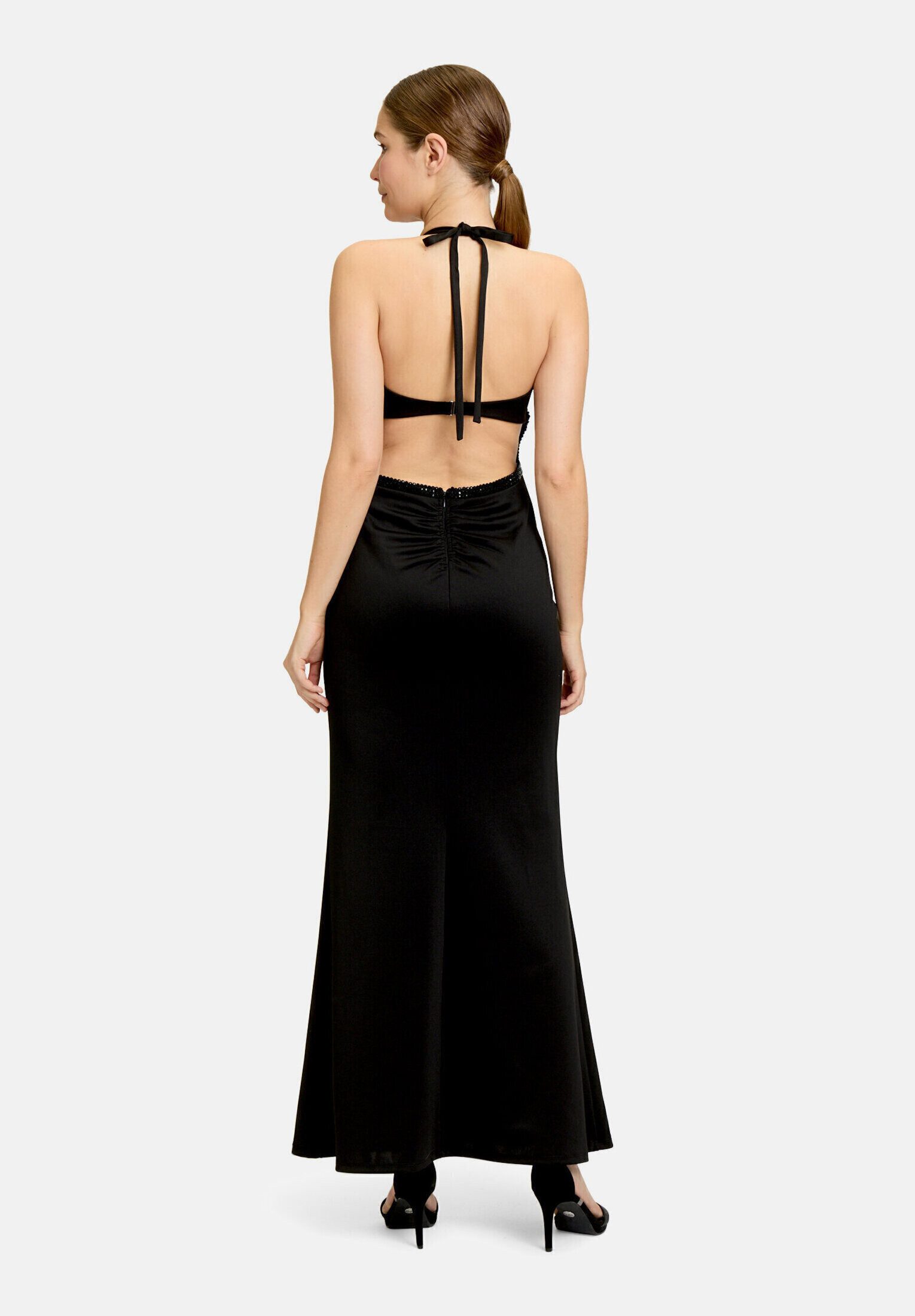 Vera Mont Abendkleid Damen mit Cut-Outs Ziersteine