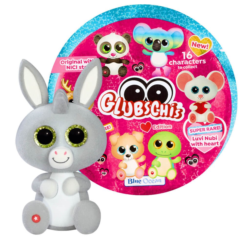 Blue Ocean Sammelfigur Blue Ocean Glubschis Sammelfiguren Herz Serie 2 - Glubschi Glitzer -, Glubschis Serie 2 - Figur Donki