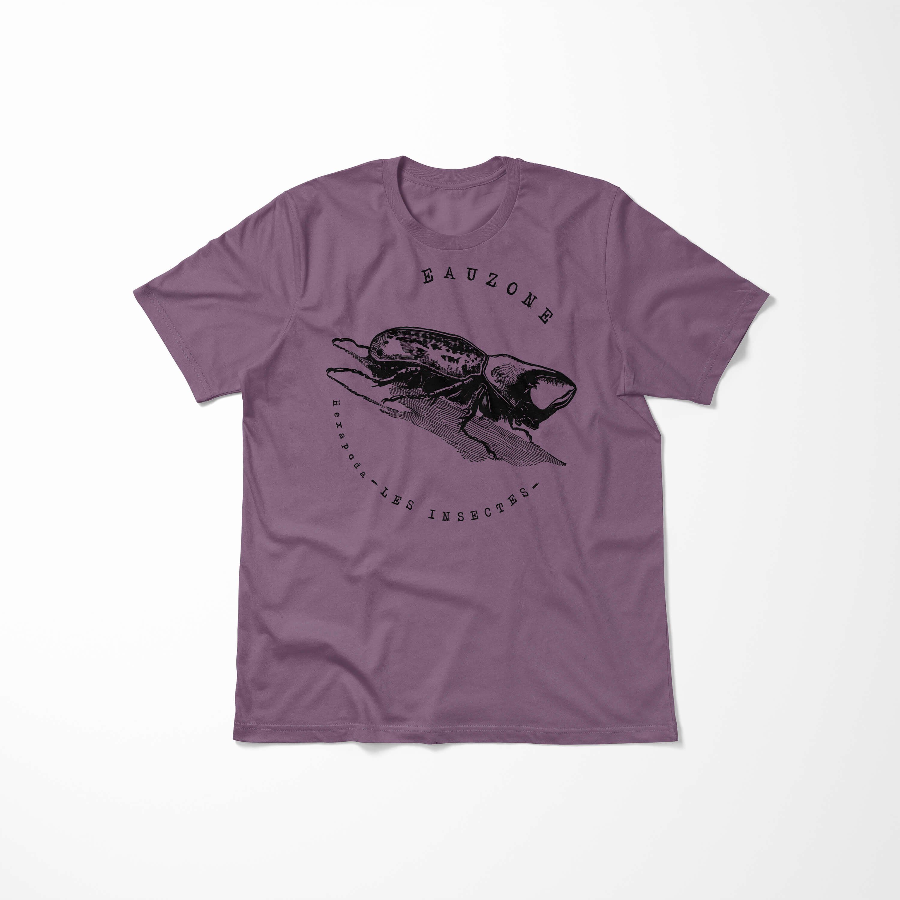 Sinus Art T-Shirt Hexapoda Herren T-Shirt Beetle Rhinoceros Shiraz