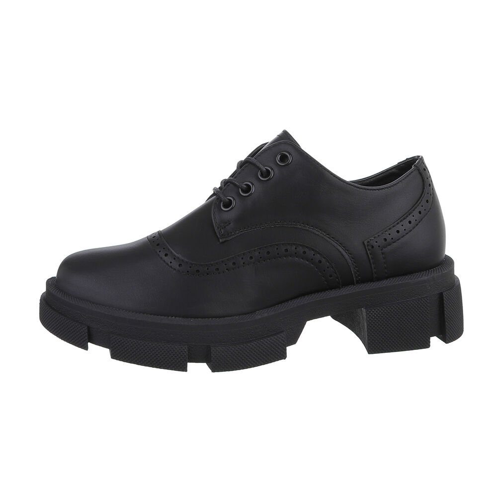 Damen Schnürschuhe Freizeit Schnürschuh