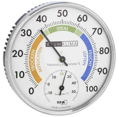 TFA Dostmann Raumthermometer »analoges XXL Thermometer-Hygrometer Mitchi TFA 45.2021.42«