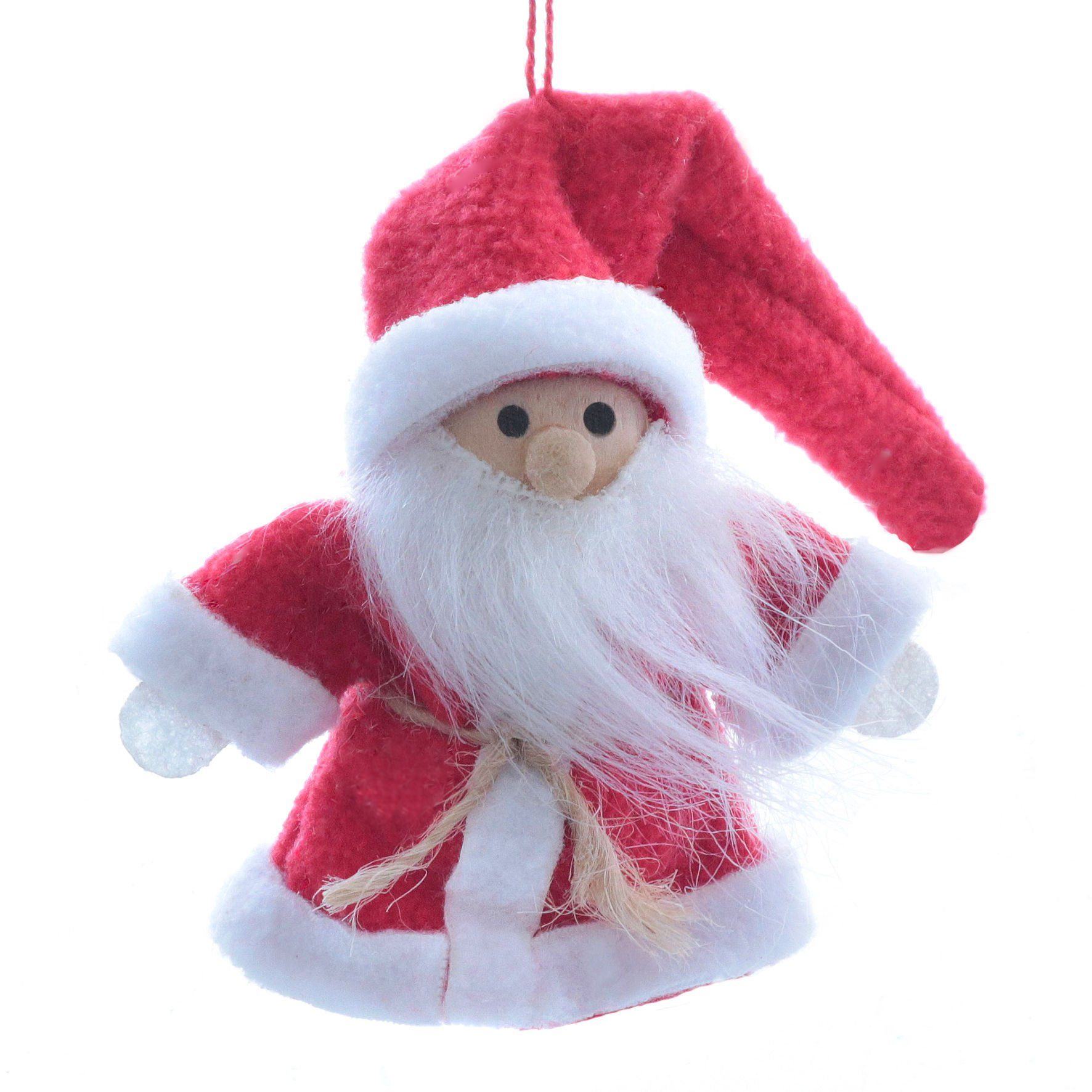 Spetebo Anhänger Set Christbaumschmuck Set "Weihnachtsmann" - 24 Stück (Set günstig online kaufen