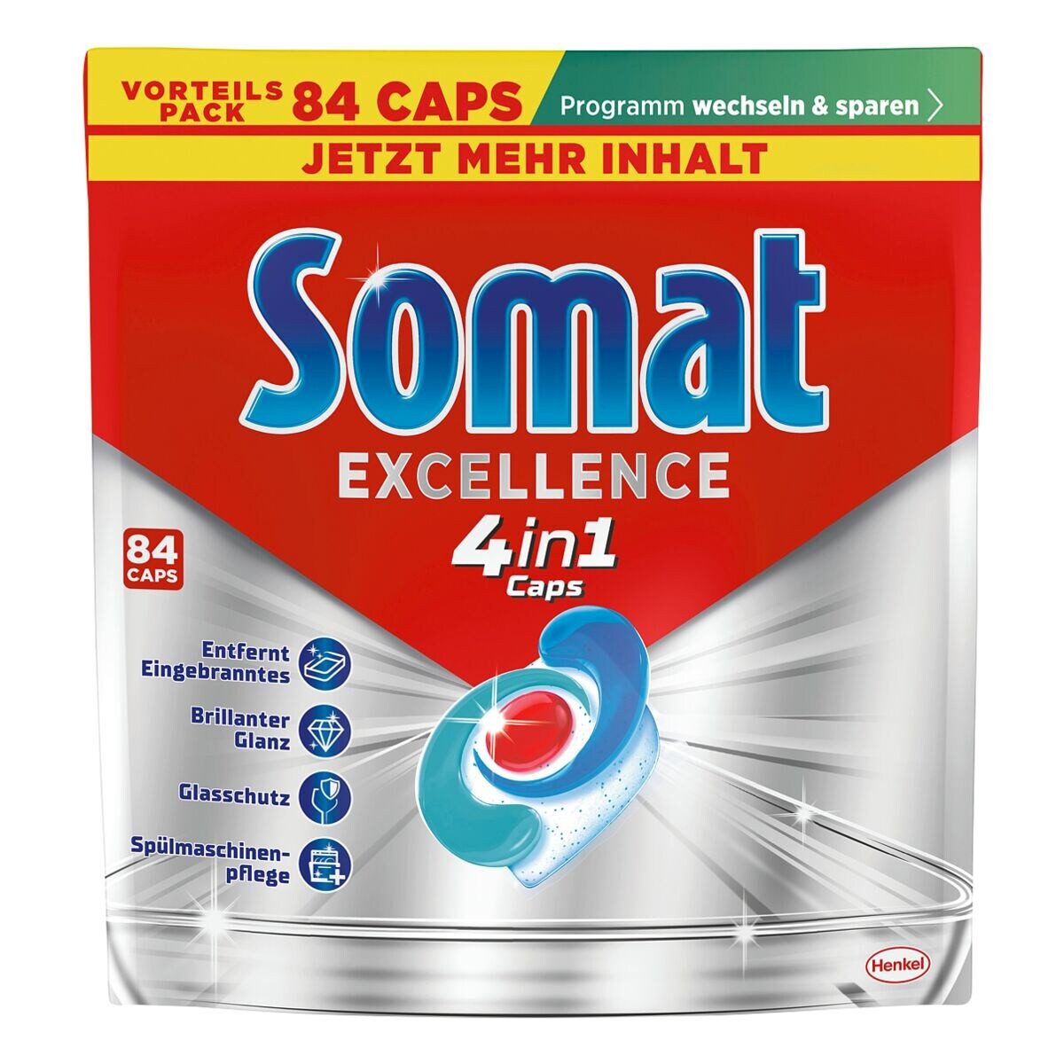 Somat Excellence 4in1 Caps Spülmaschinentabs (84 Caps)