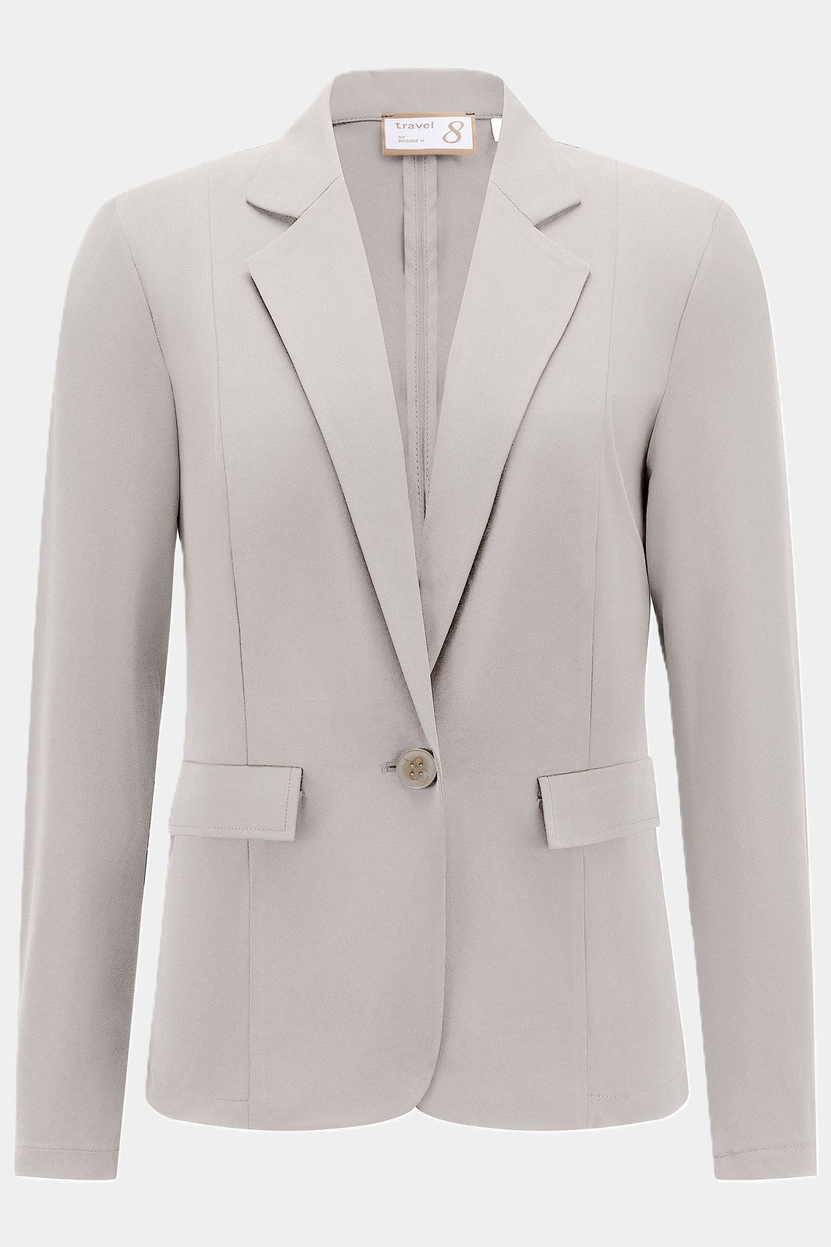 Travel 8 Jackenblazer Damen Blazer aus Polyamid - Knitterarm, Formstabil & Reisetauglich