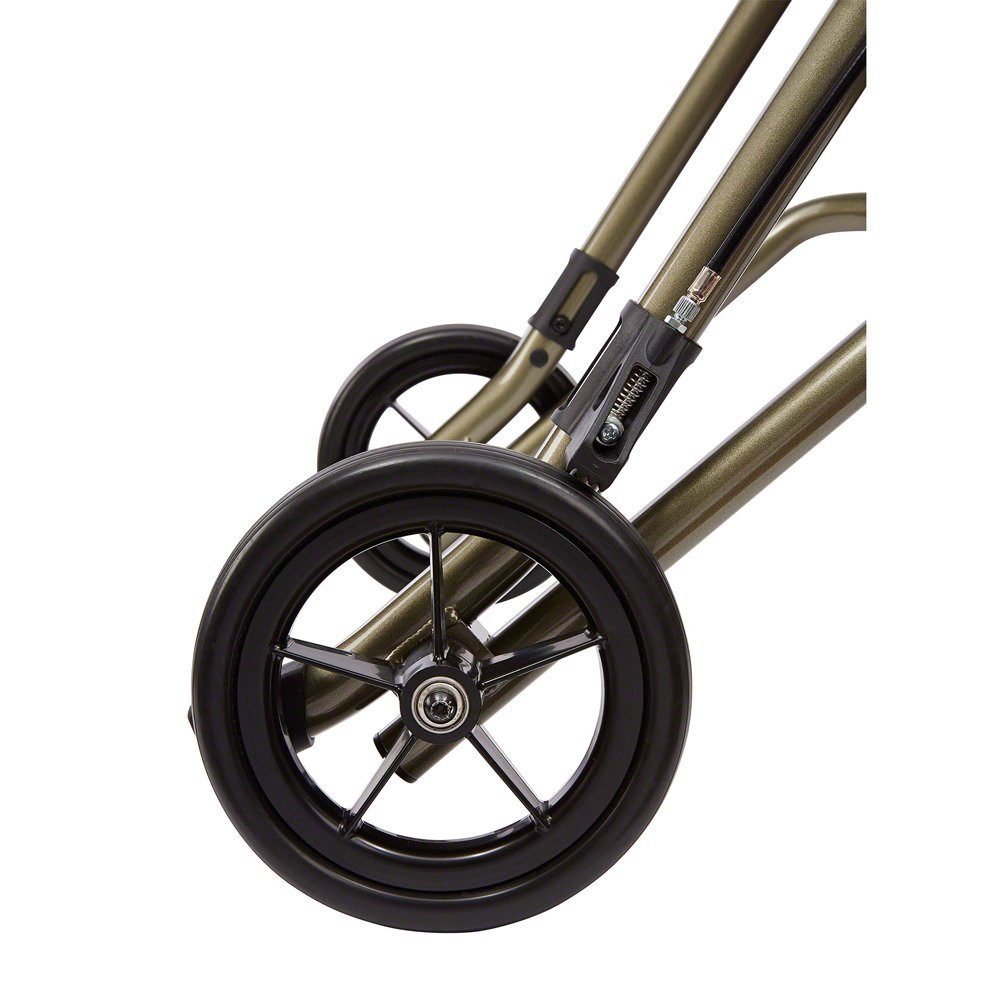 Dietz Rehab Rollator Dietz Taima M-GT Leichtgewichtrollator faltbar, Faltbarer leichter Rollator mit Rückengurt, Tasche und Stockhalterung