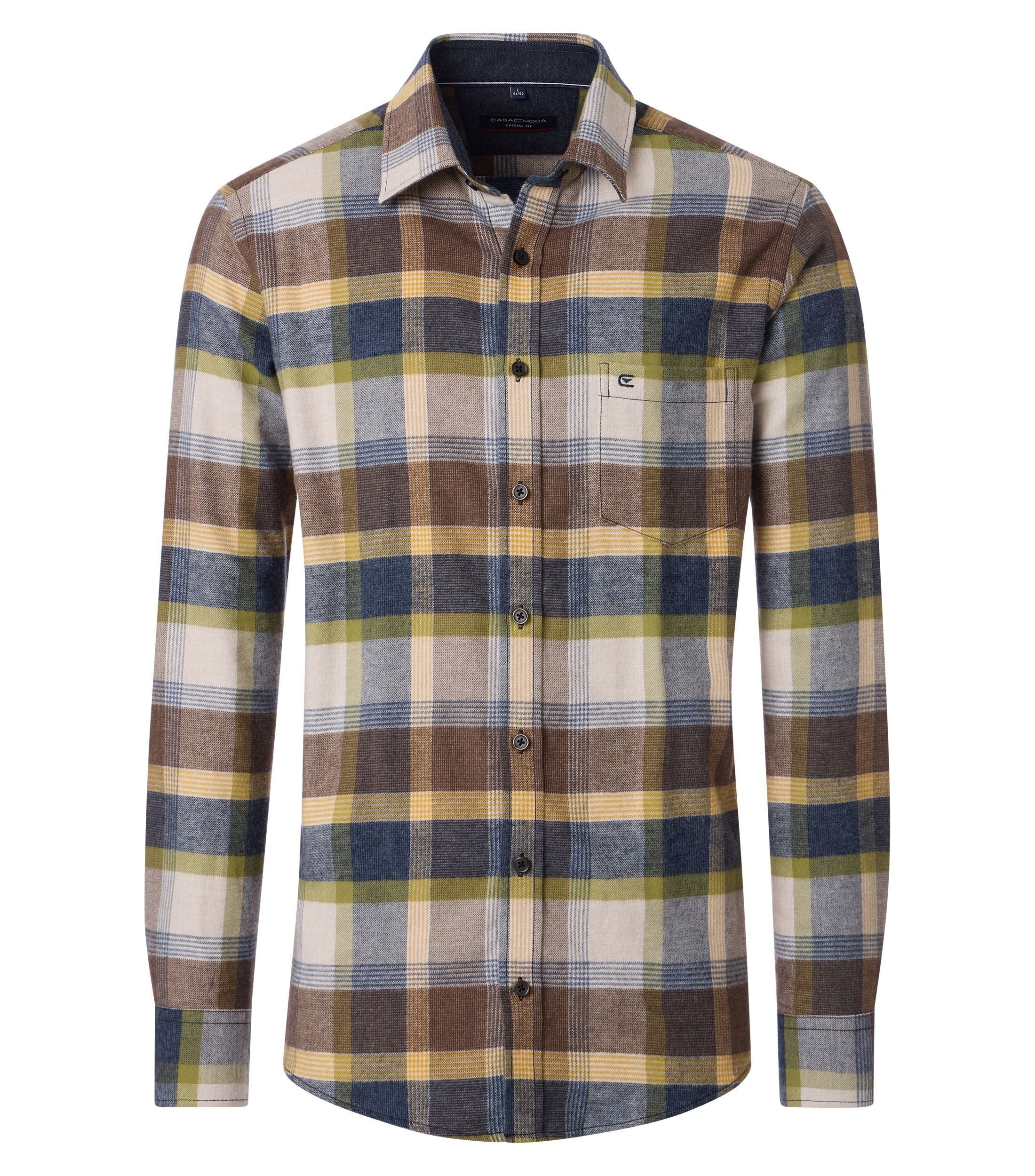 CASAMODA Flanellhemd CASAMODA Flanellhemd kariert günstig online kaufen