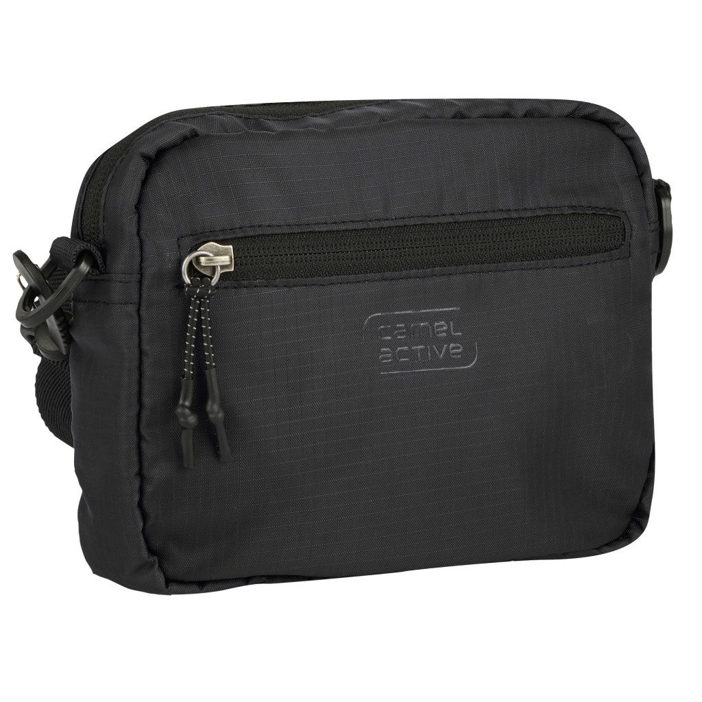 camel active Handtasche Shores (Set, 2-tlg., abnehmbare Reißverschlusstasche vorne), Ultraleicht mit sportiver Schnürung abnehmbare Pouch & Reflektdetails