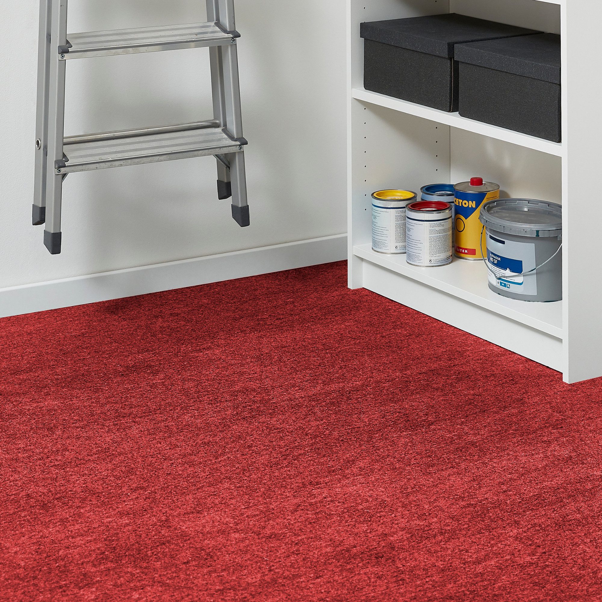 Andiamo Teppichfliese Skandi, selbstklebend, Gesamthöhe 4 mm, rechteckig, 40x40 cm, 25 Stück (4 qm), 50 Stück (8 qm) oder 100 Stück (16 qm)