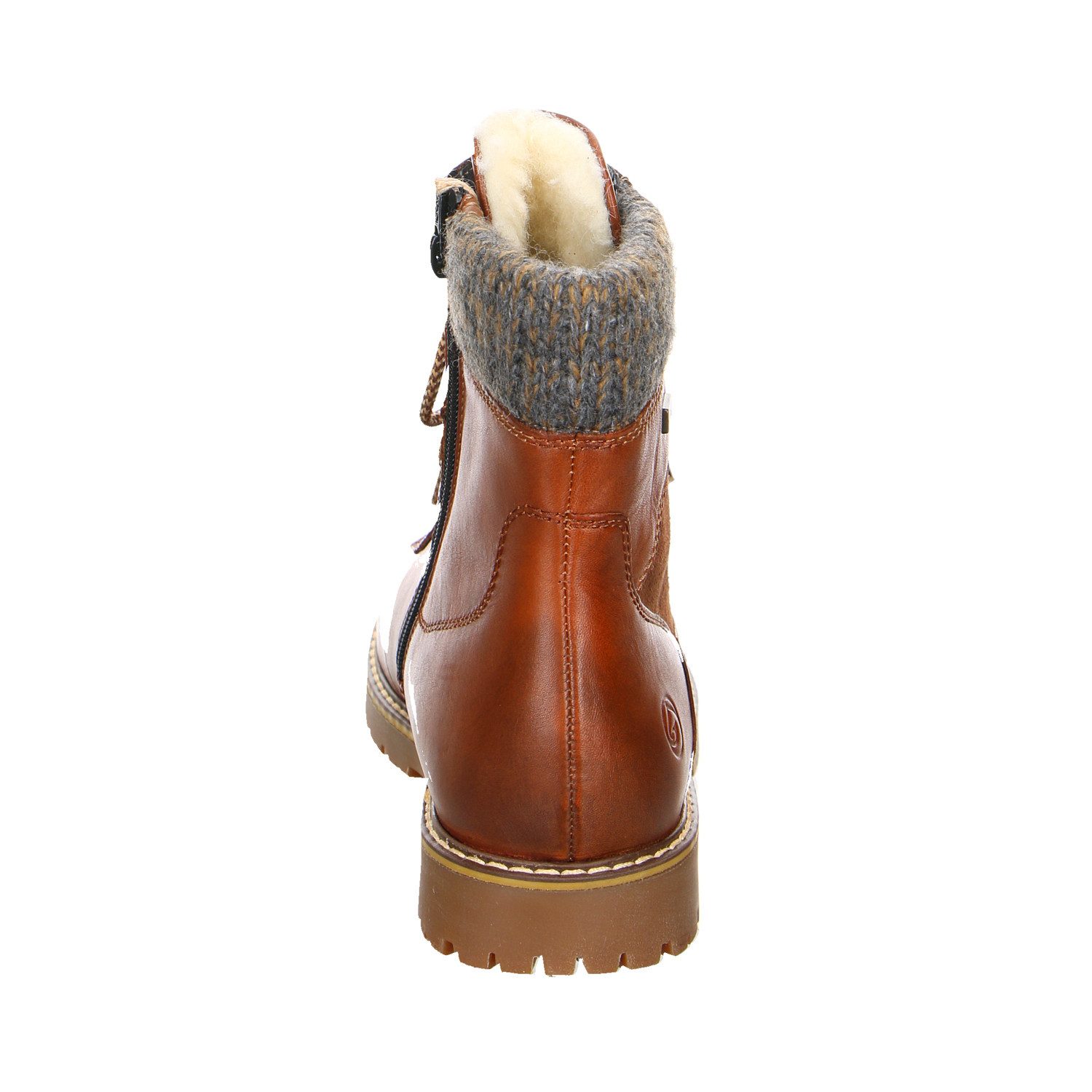 Remonte Remonte Leder Schnürstiefelette braun Stiefelette