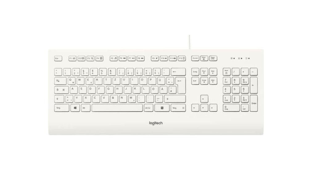Logitech K280e Tastatur (mit Handballenauflage)