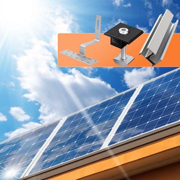 PFCTART verglastes Dach Solarmodul-Montage-Zubehörsatz Solarmodul-Halterung