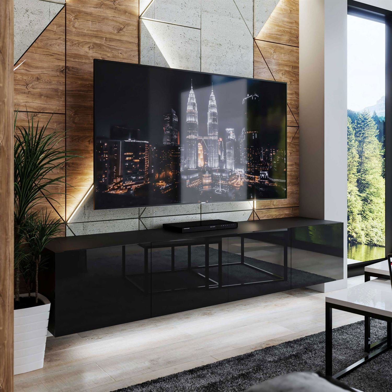 yourhouse24 Lowboard TV-Schrank Noisy 200 Hängeschrank günstig online kaufen
